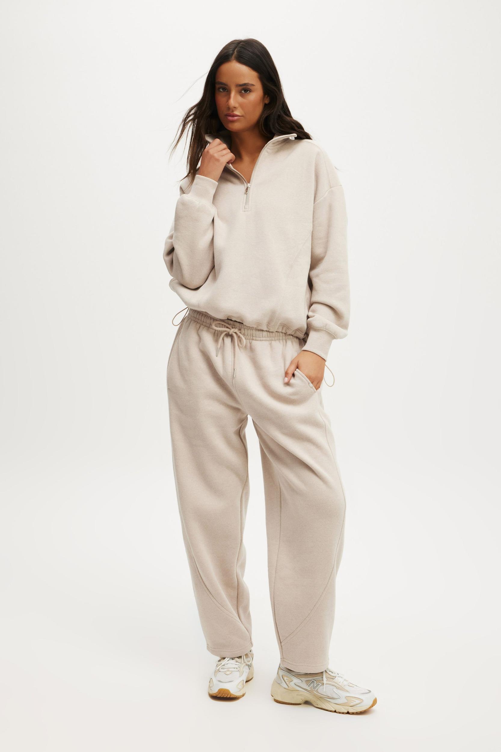 Plush Half Zip Sweatshirt Product Image