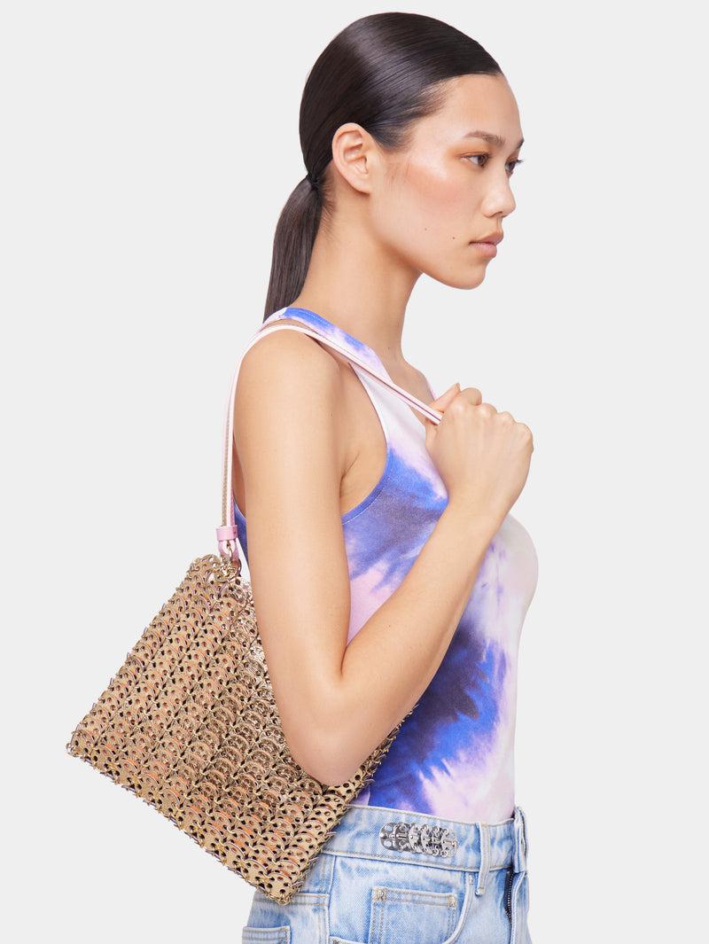 PINK/GOLD 1969 FLIP BAG IN LEATHER Product Image