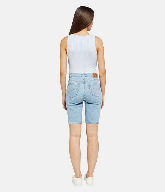 Levi's® Mid-Rise Shaping Bermuda Denim Shorts Product Image