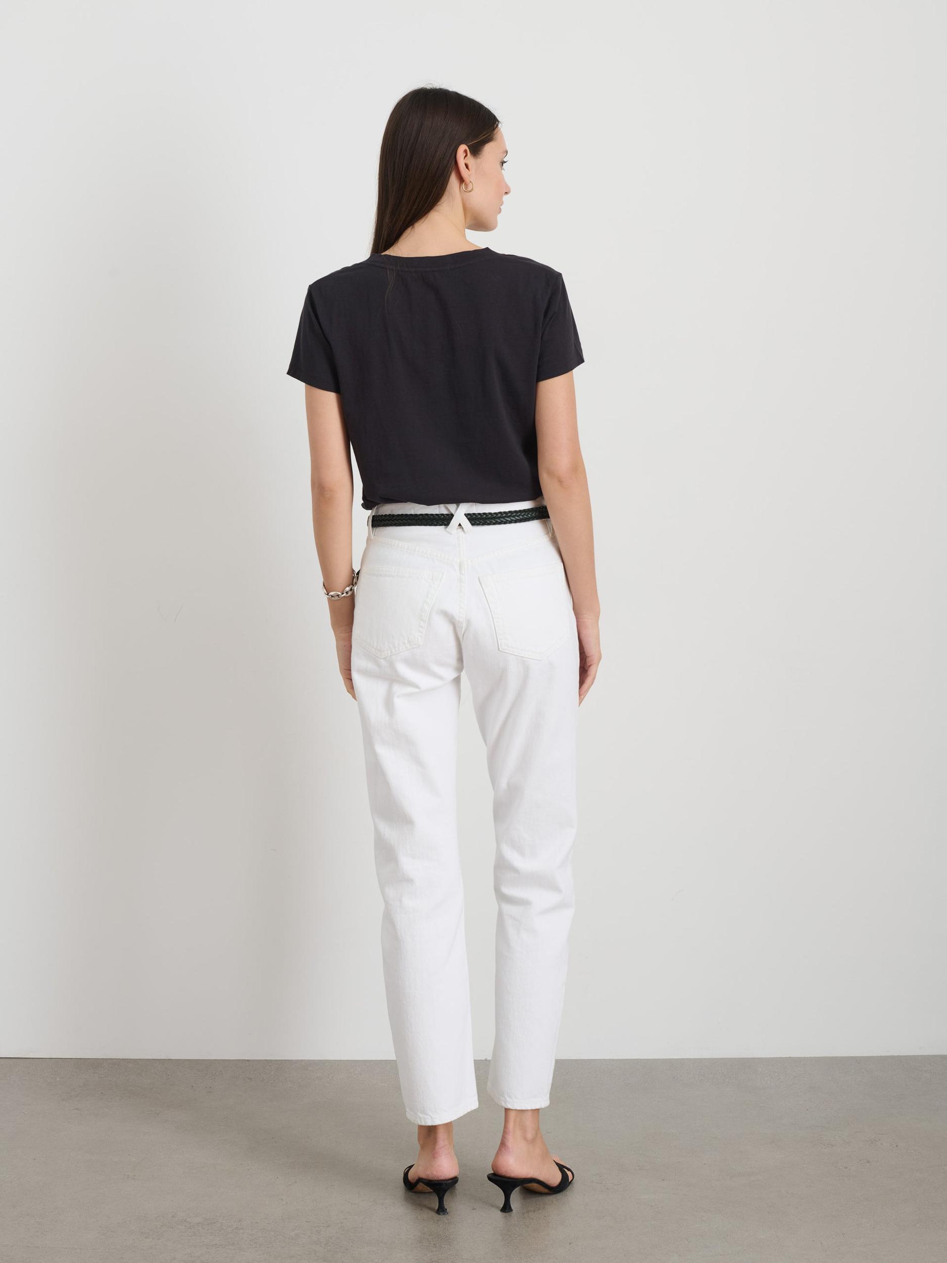 Jane Mid Rise Straight Jean Product Image