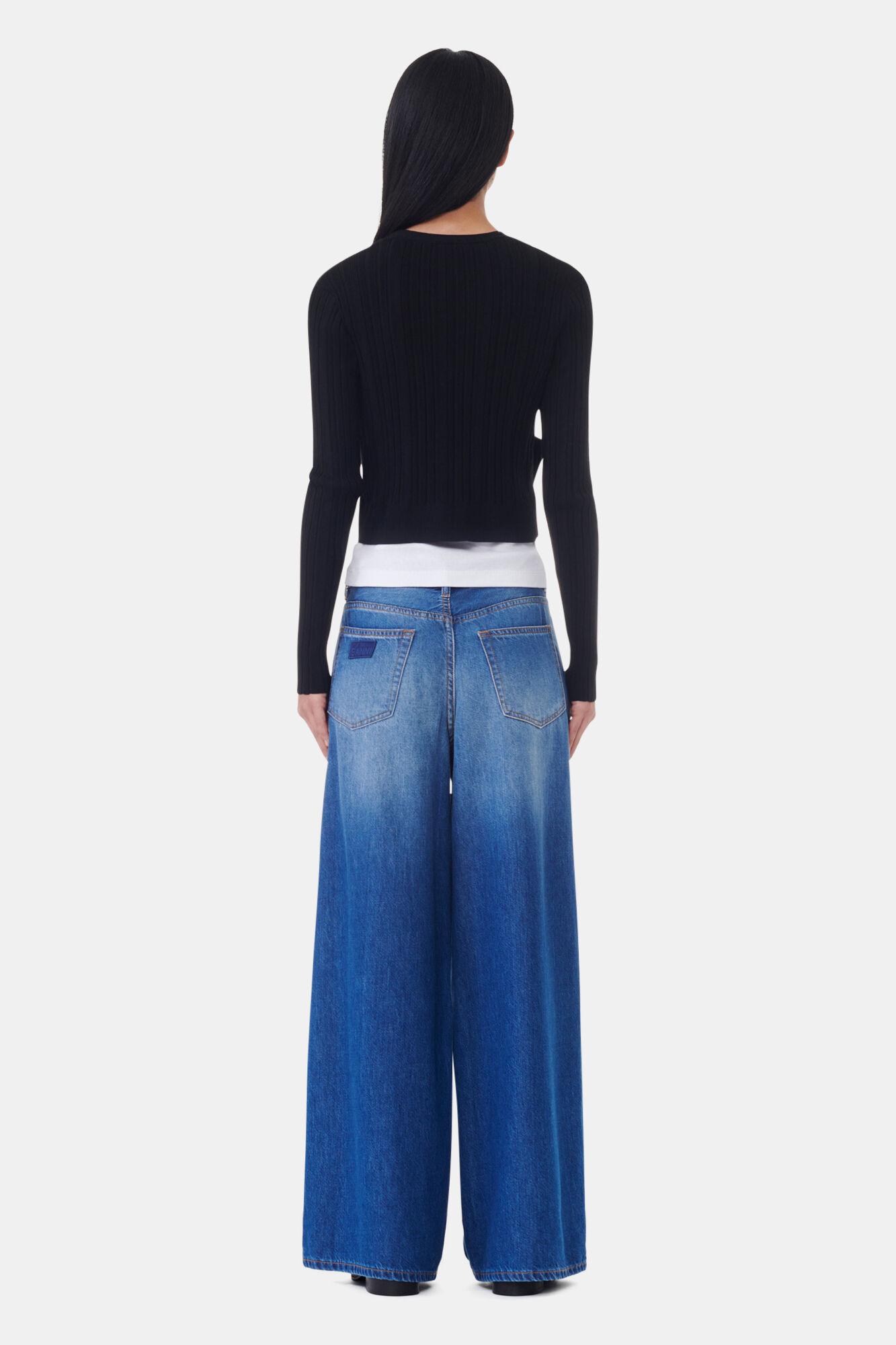 Black Open-front Cardigan Product Image