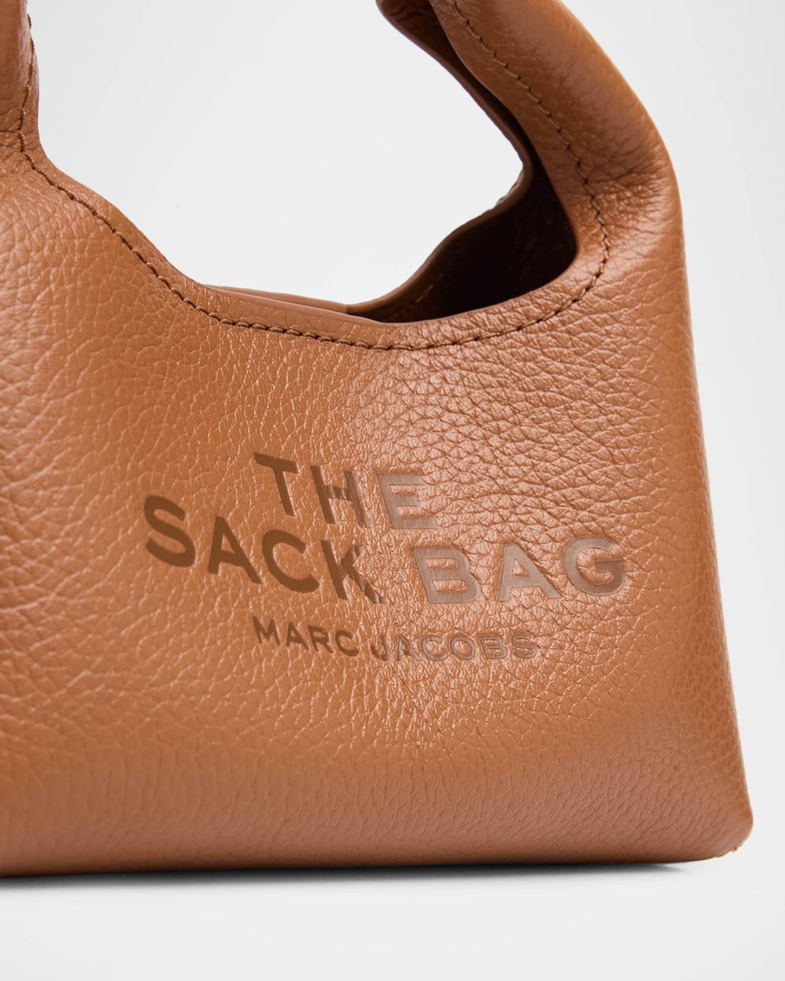 The Micro Grain Leather Crossbody Sack Product Image