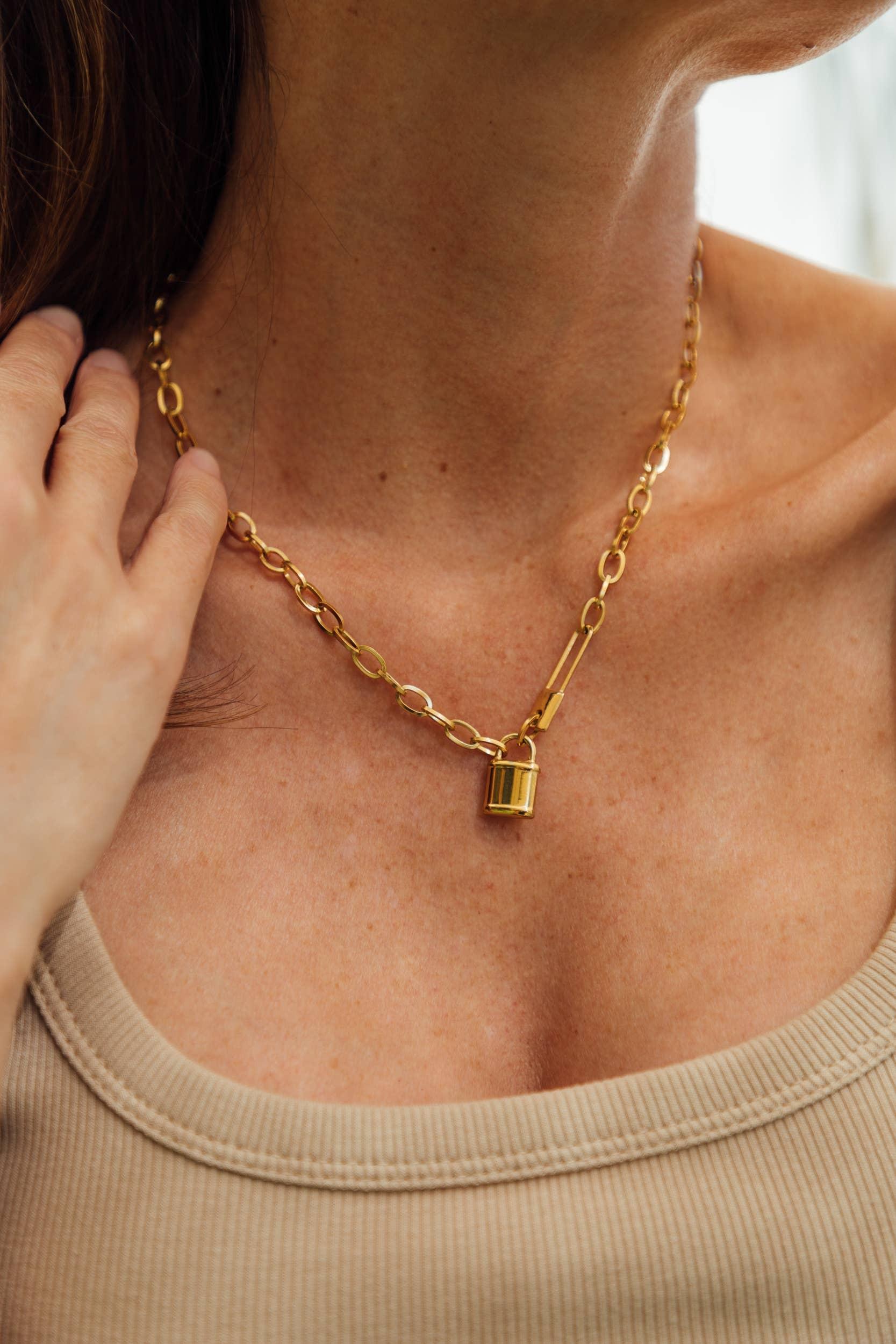 Lock Necklace Product Image