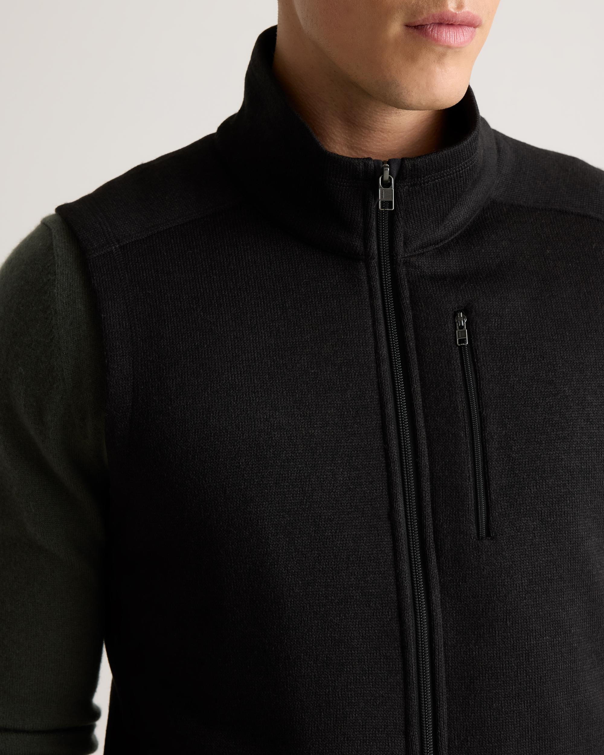 Quince | Men's Sweater-Knit Fleece Full-Zip Vest Recycled Polyester Product Image