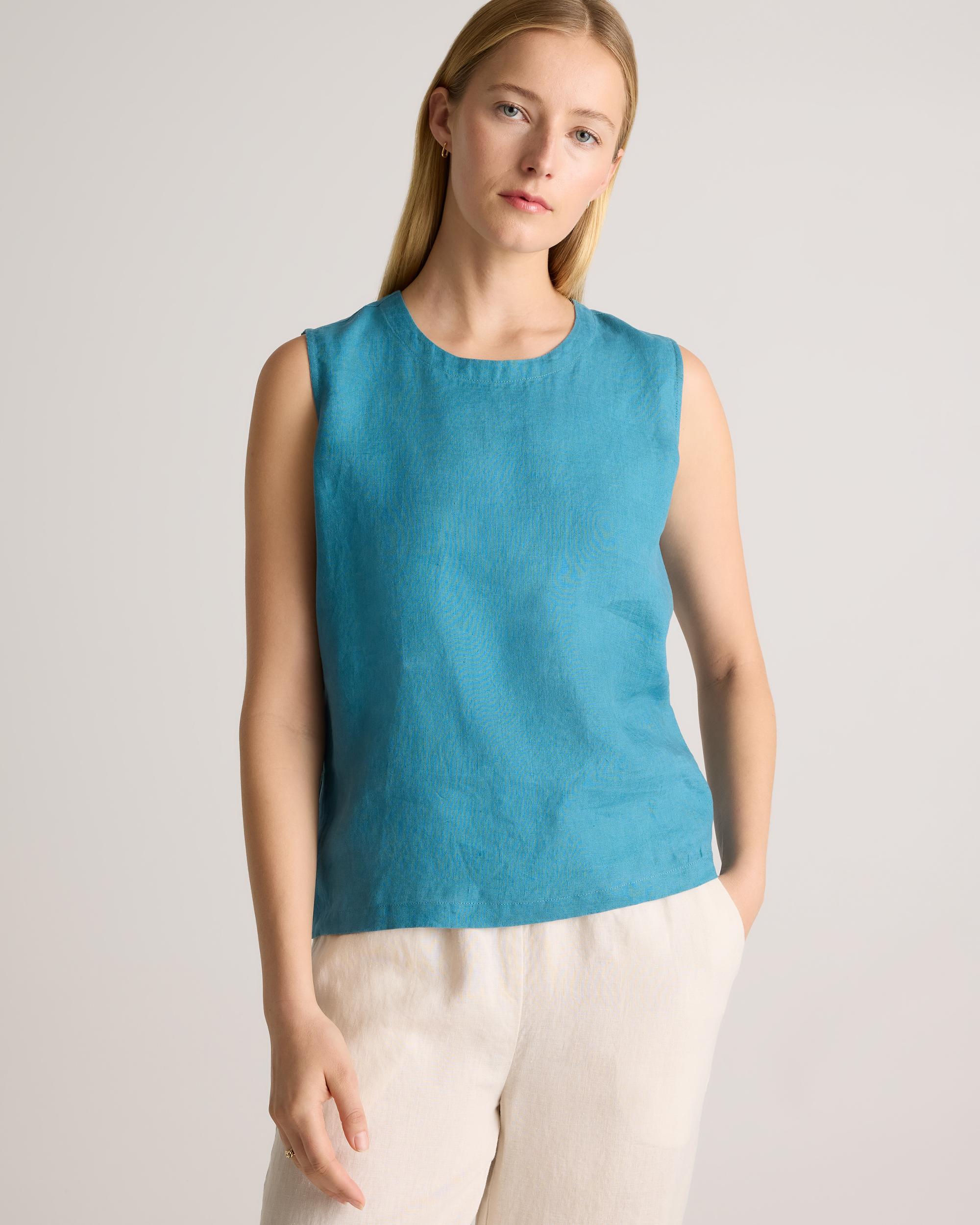Quince | Women's 100% European Linen Tank Top Product Image