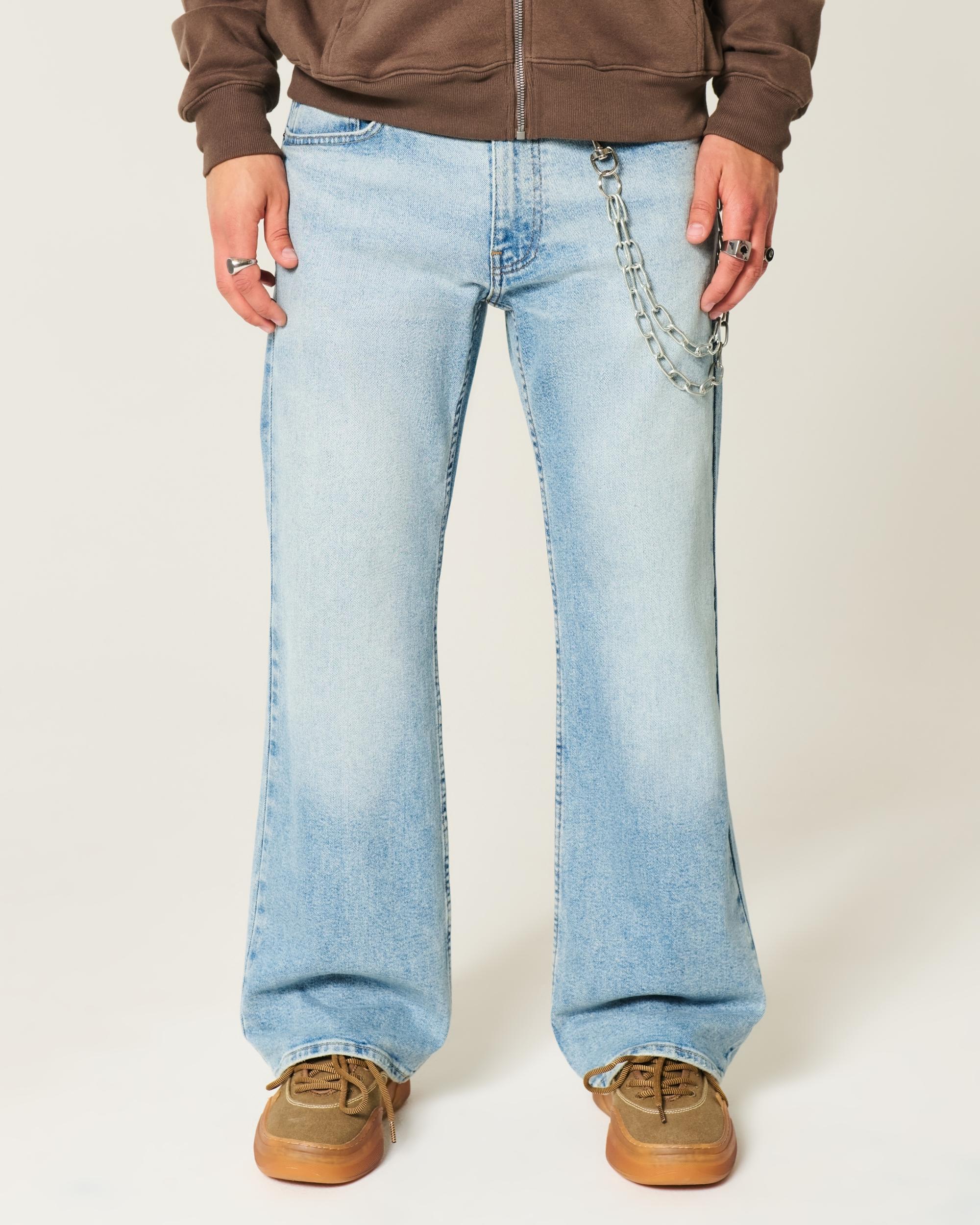 Light Wash Relaxed Boot Jeans Product Image