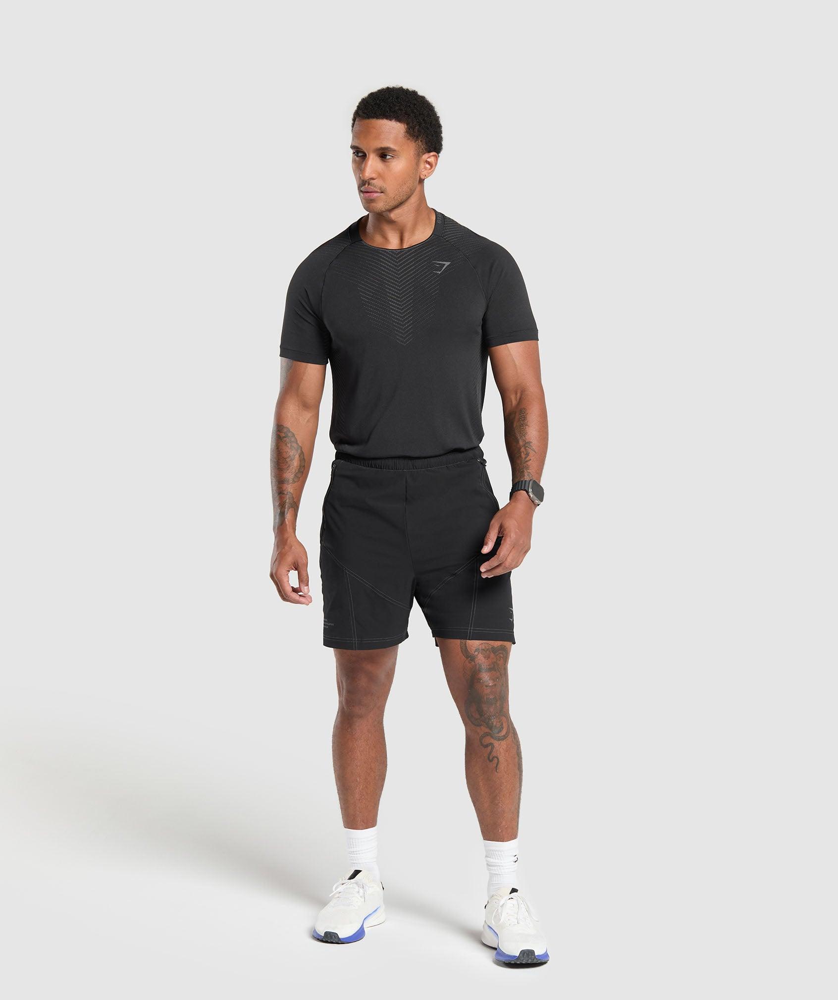Gymshark Tactical 6" Short - Black Male Product Image