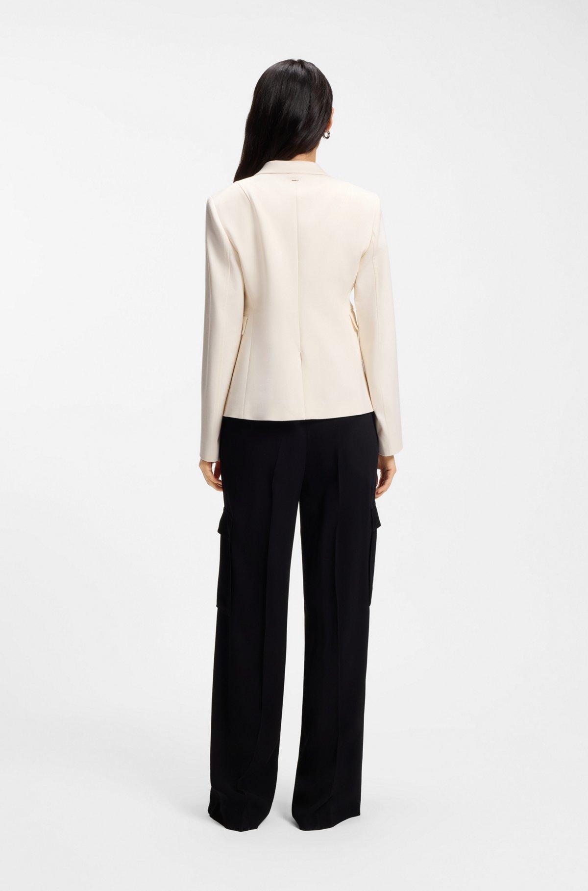 Slim-fit blazer with angled darts Product Image