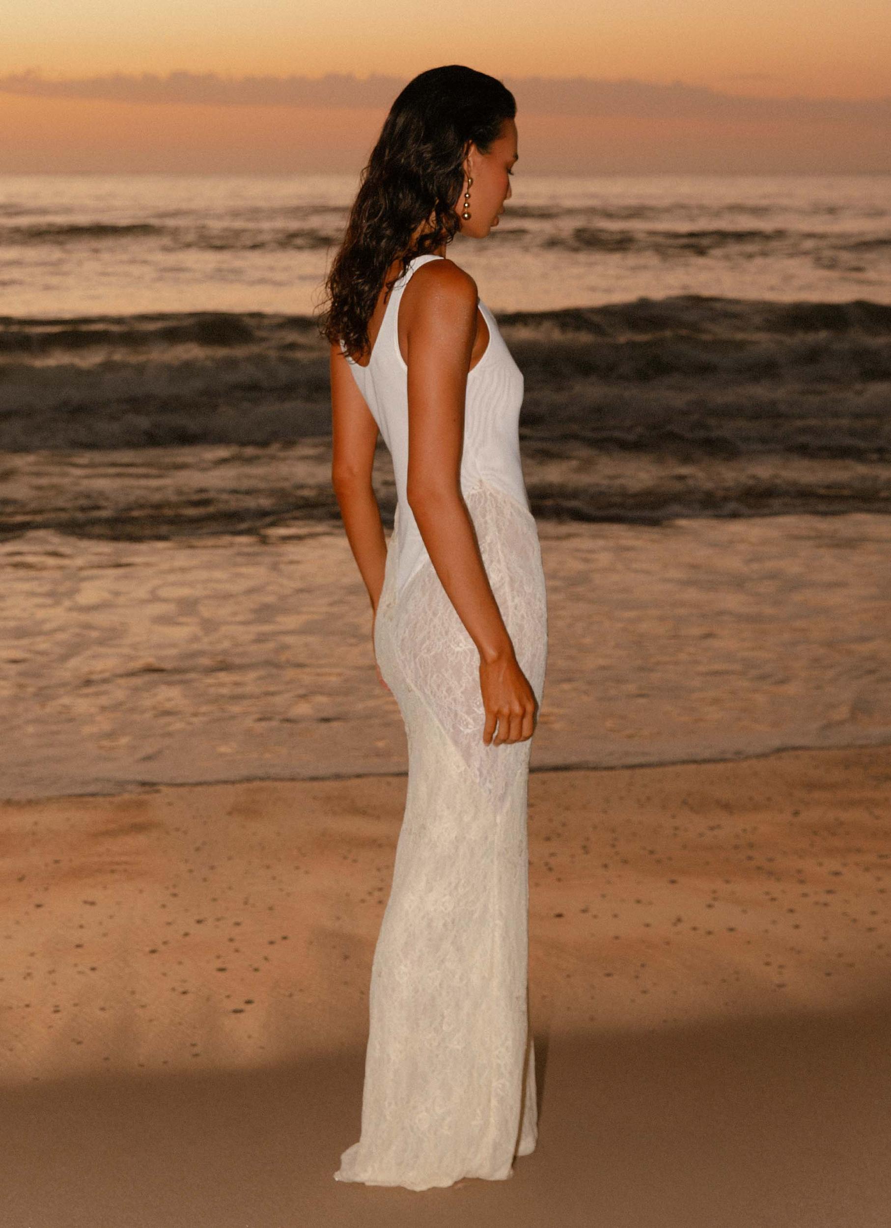 Twilight Dreams Maxi Dress - Yellow Product Image