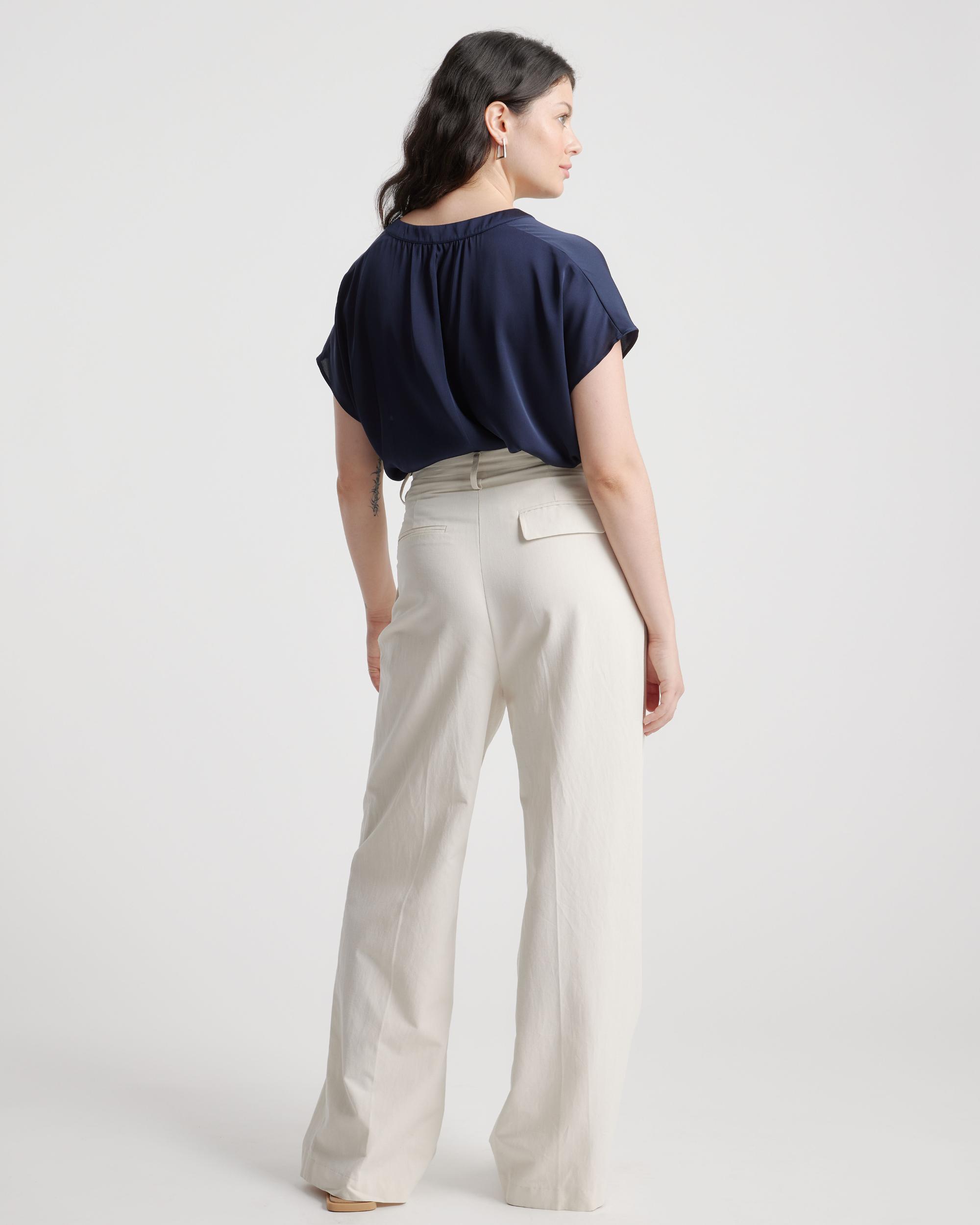 Quince | Women's Washable Stretch Silk Dolman Sleeve Blouse Mulberry Silk Product Image