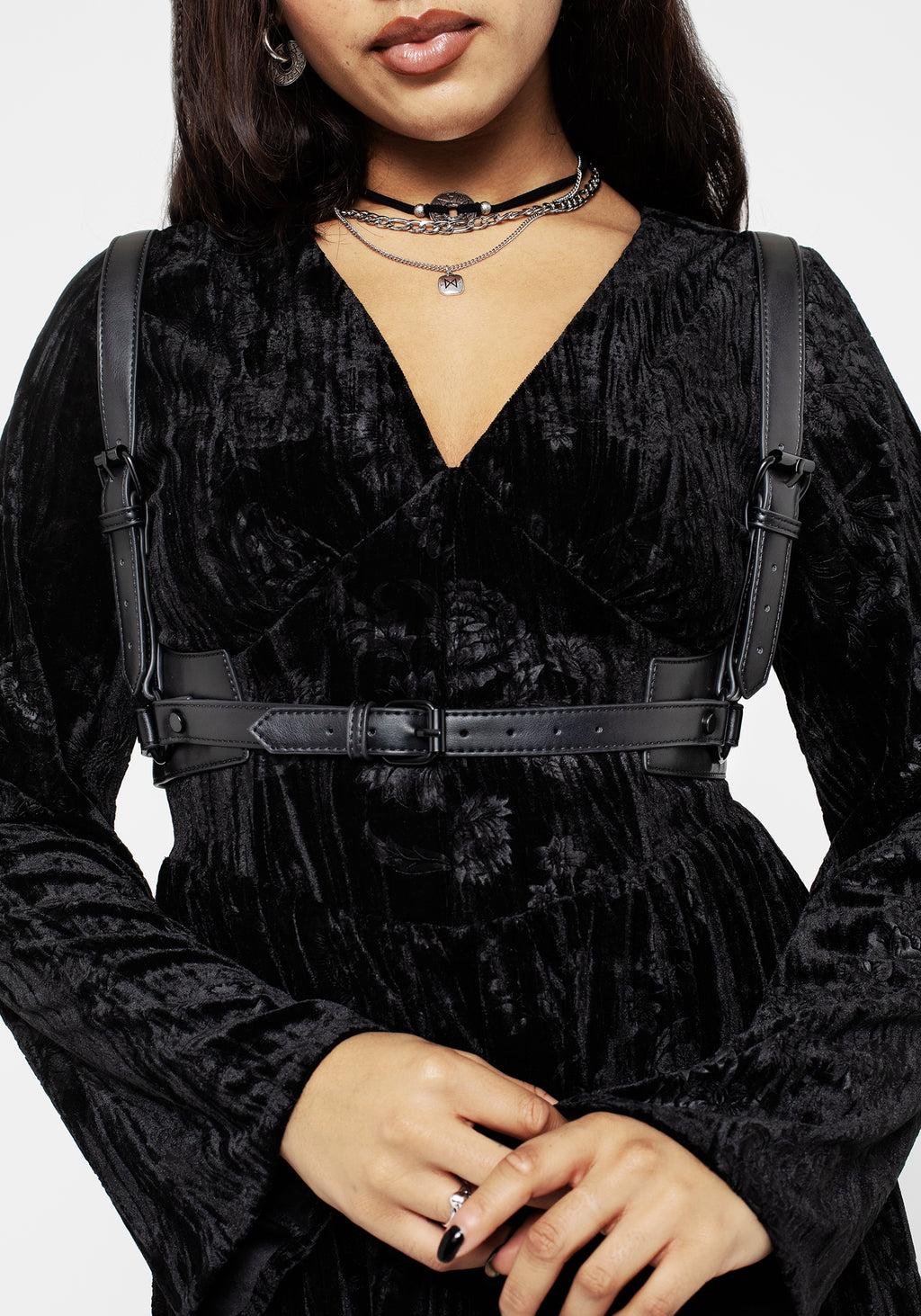 Maeve Western Black Buckle Harness Product Image