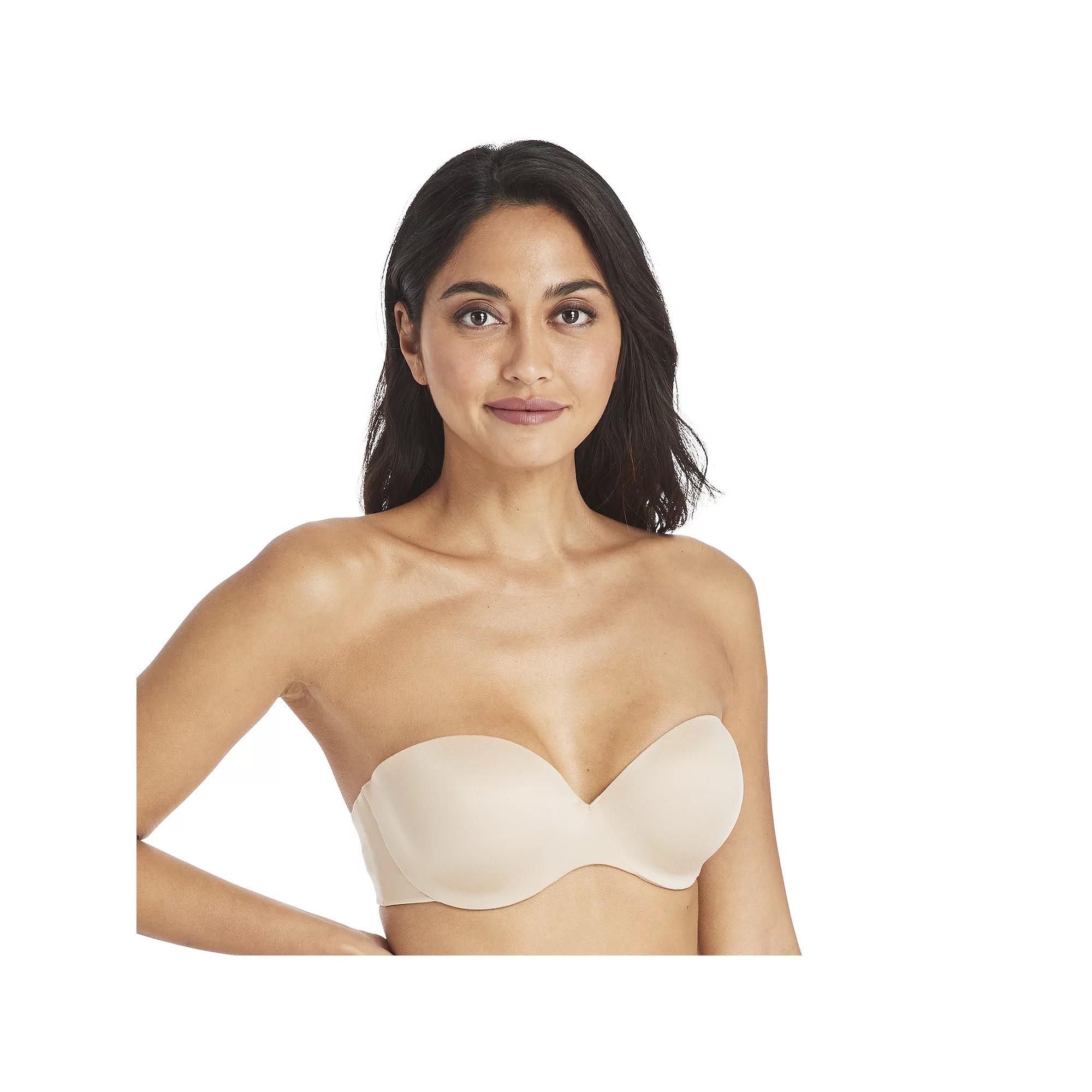 Maidenform Women's Love the Lift Demi Strapless Multiway Bra 9417 - Beige 34D Product Image