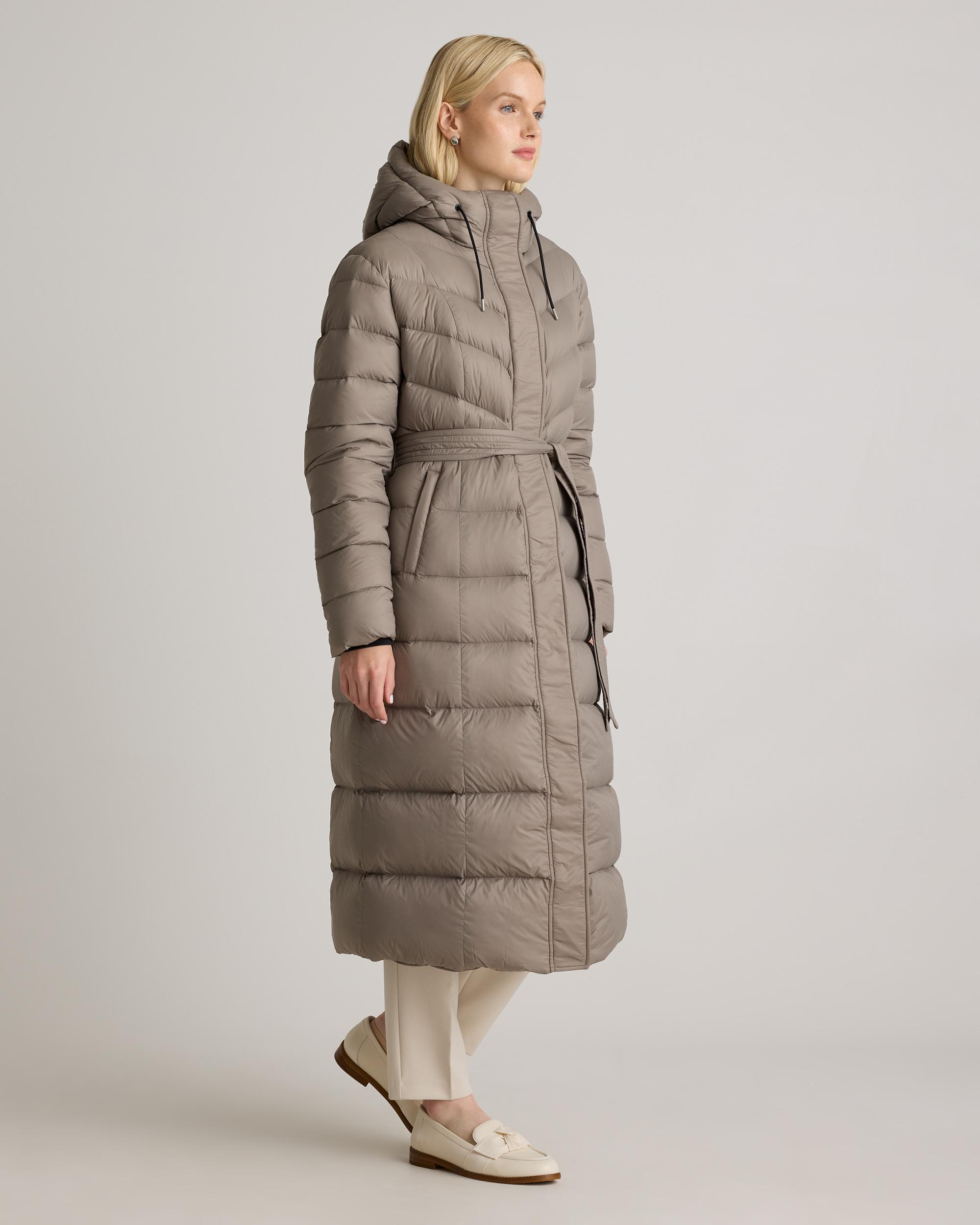 Quince | Women's Responsible Down Belted Puffer Maxi Coat Size XS, Recycled Polyester Product Image