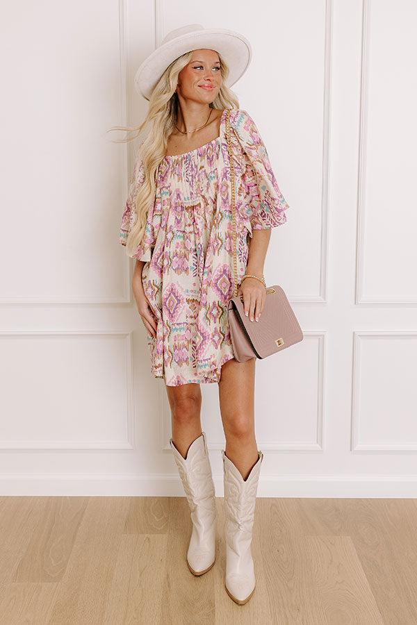 Wisteria Wonder Mini Dress in Violet Product Image