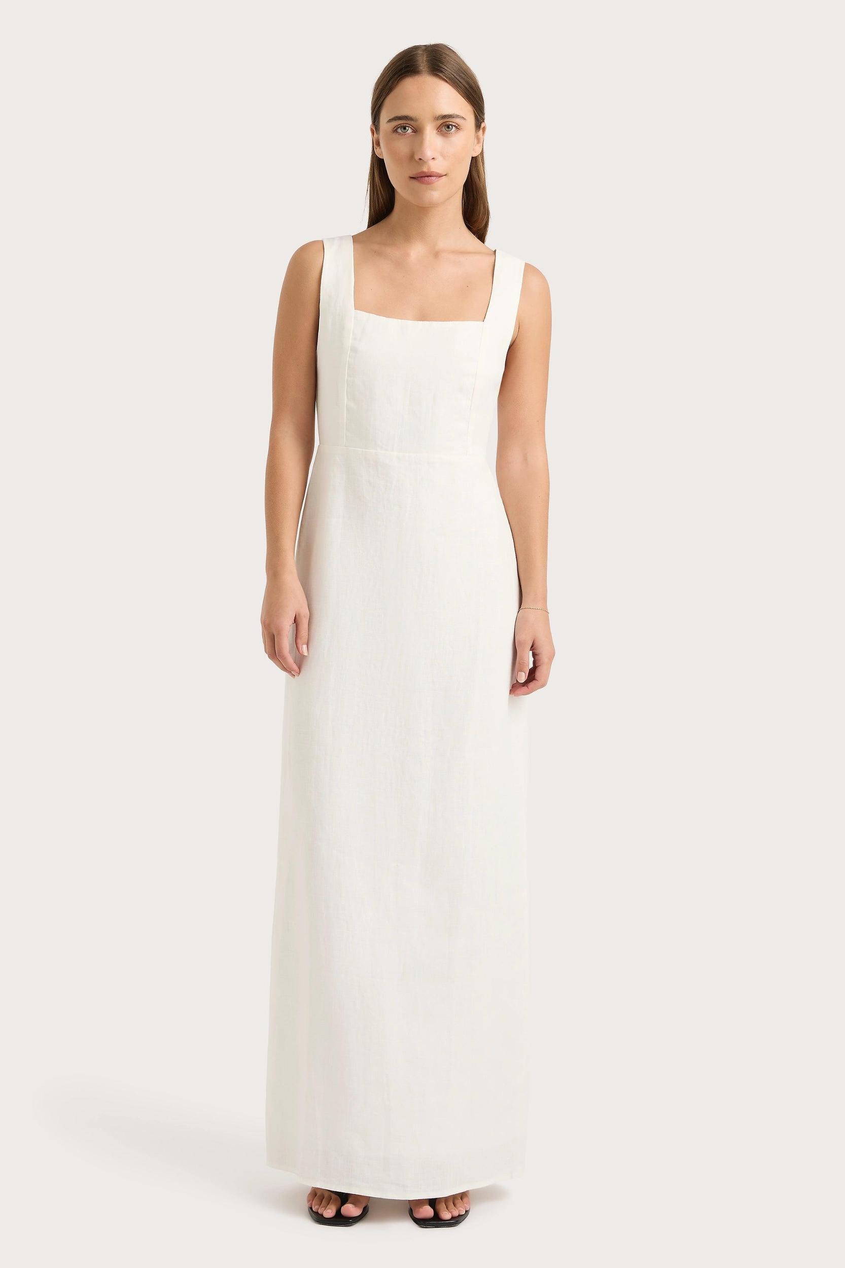 Lais Midi Dress White - Final Sale Product Image