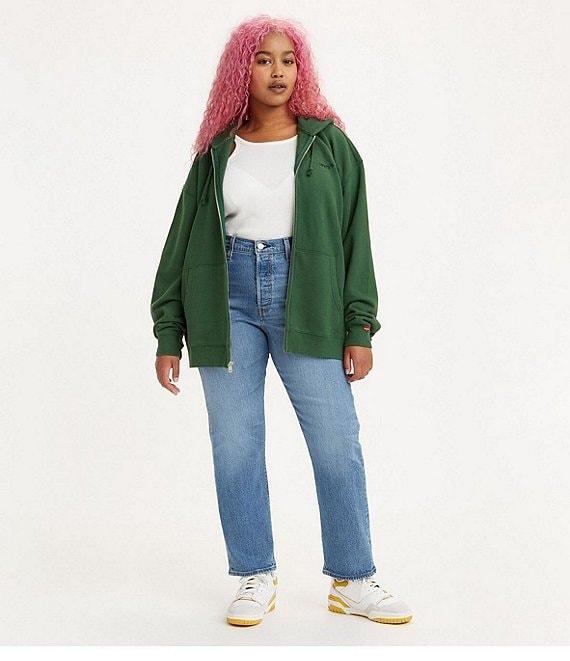 Levi's® Wedgie Stretch Denim Mid Rise Straight Leg Jeans Product Image