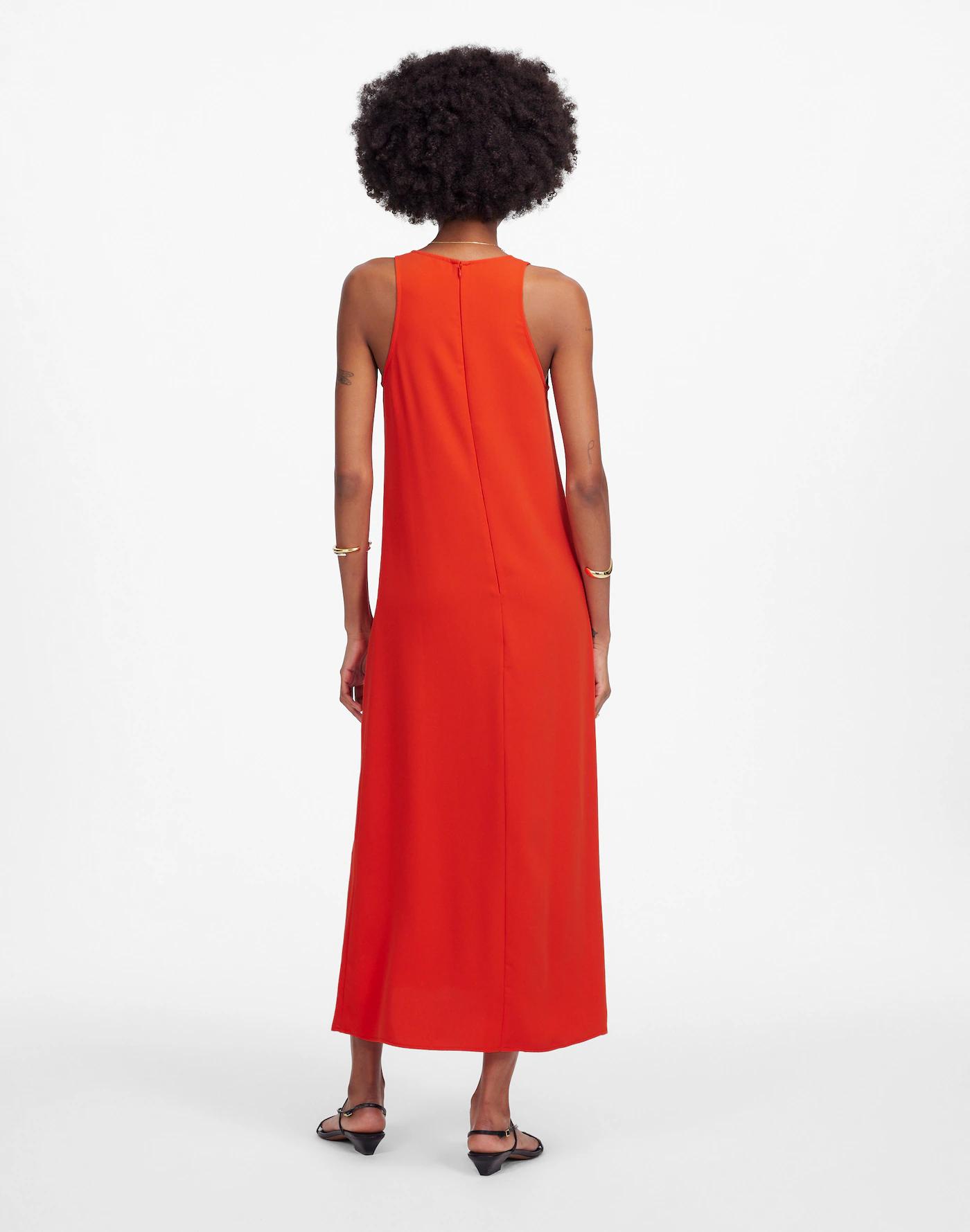 Sleeveless Scoopneck Midi Dress Product Image