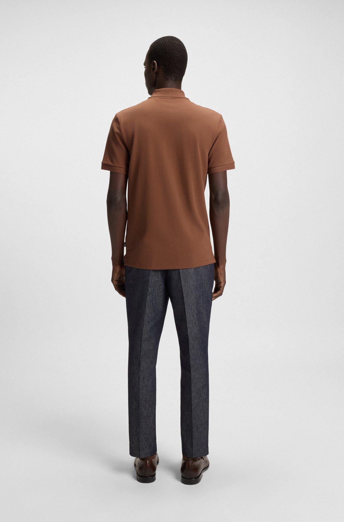 Pallas polo shirt in cotton piqué with logo details Product Image