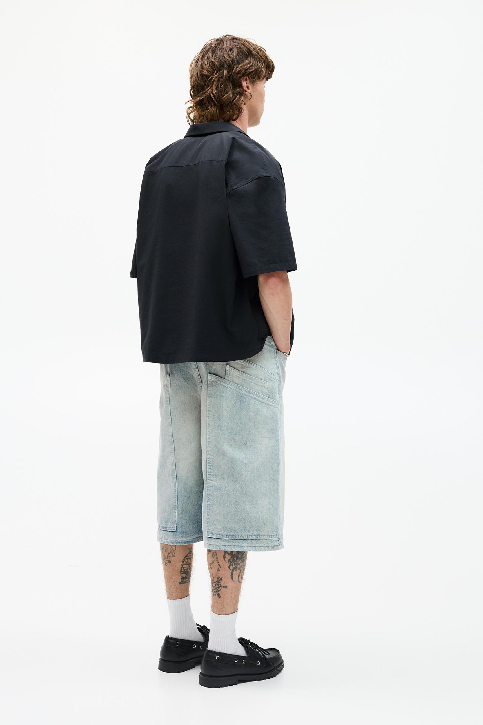 Short sleeve poplin shirt Product Image