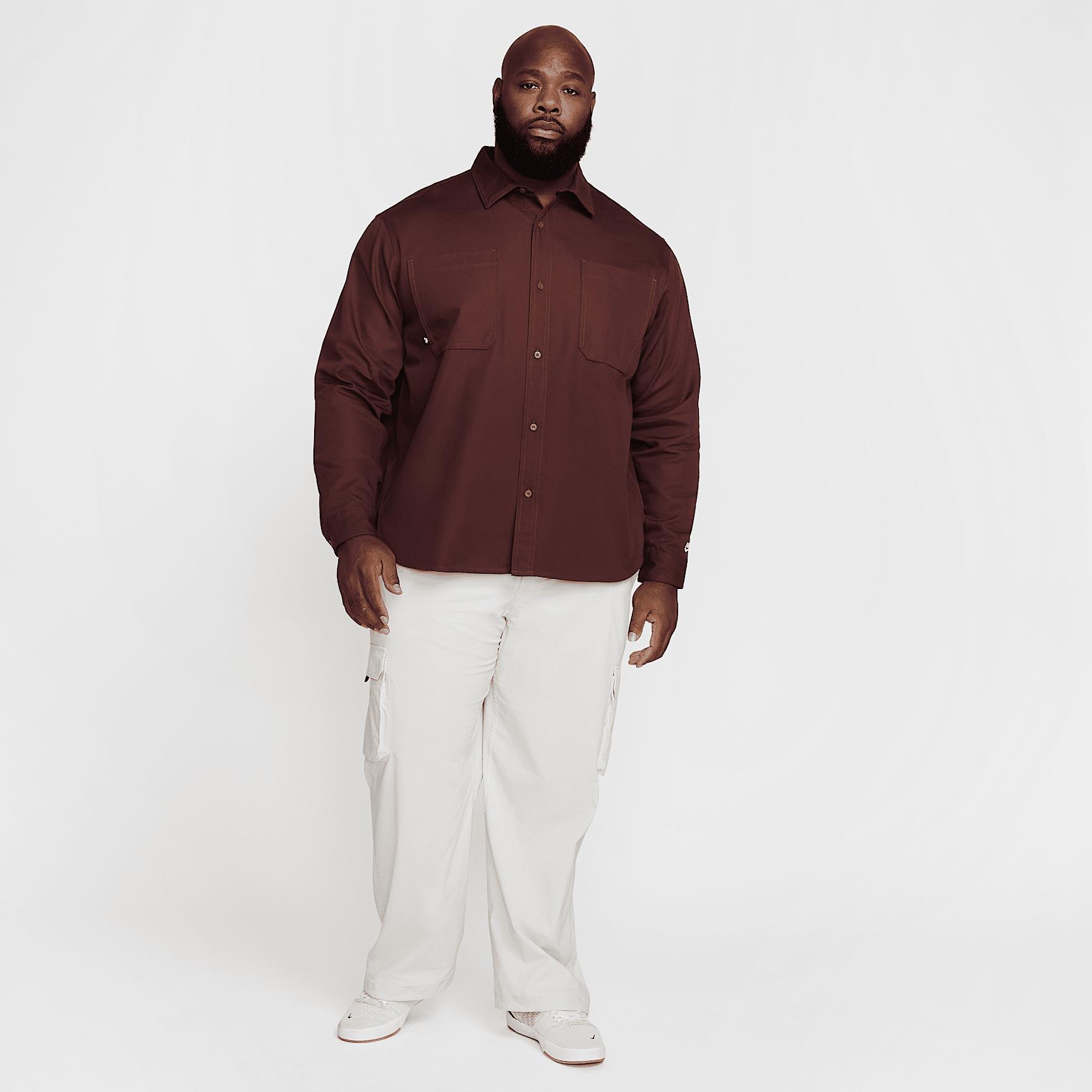 Men's Nike SB Long-Sleeve Woven Skate Top Product Image