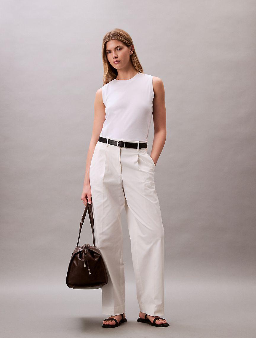 Calvin Klein Womens Liquid Cotton Tank Top Product Image