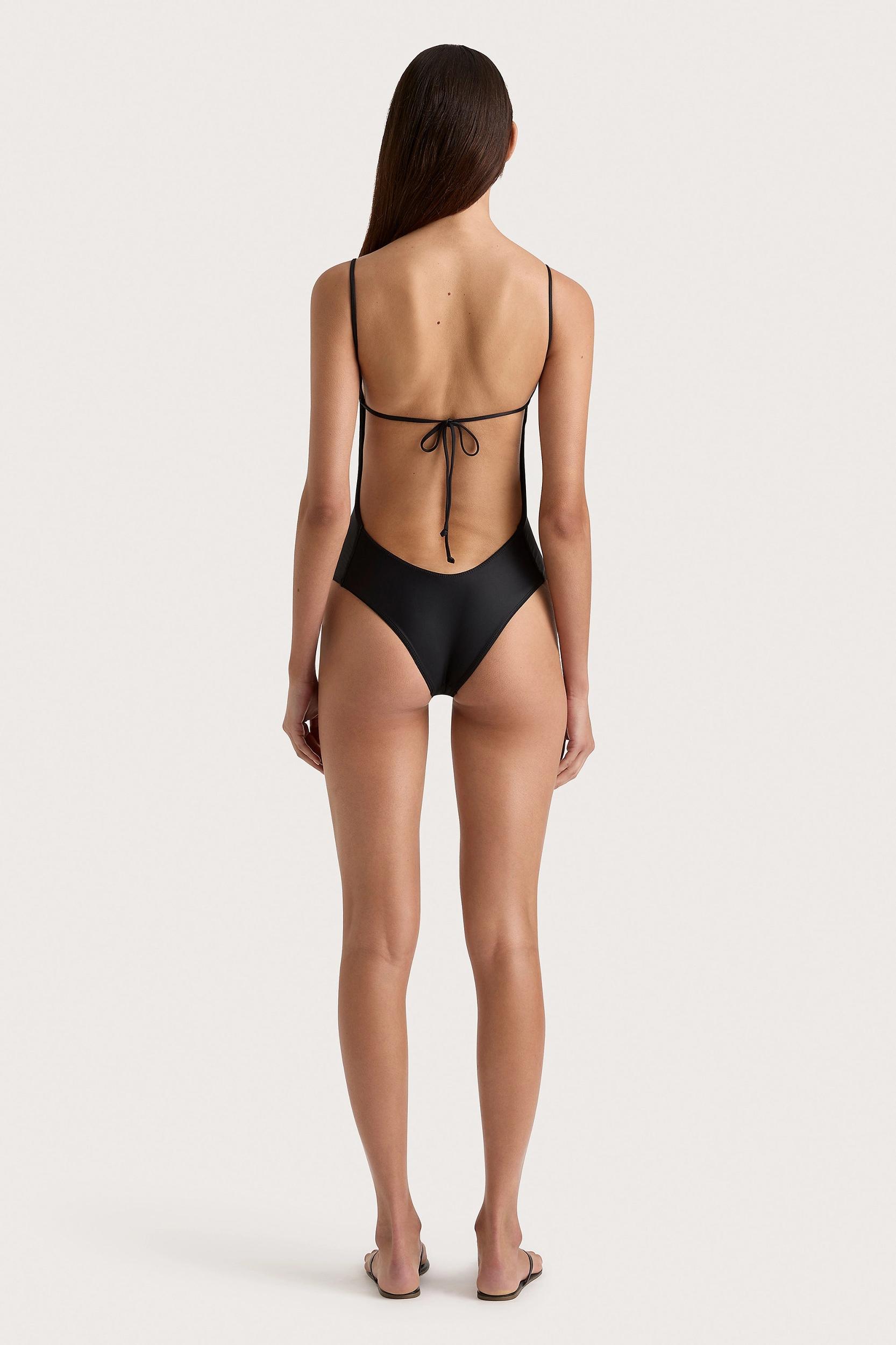 Cabo String One Piece Black - Final Sale Product Image