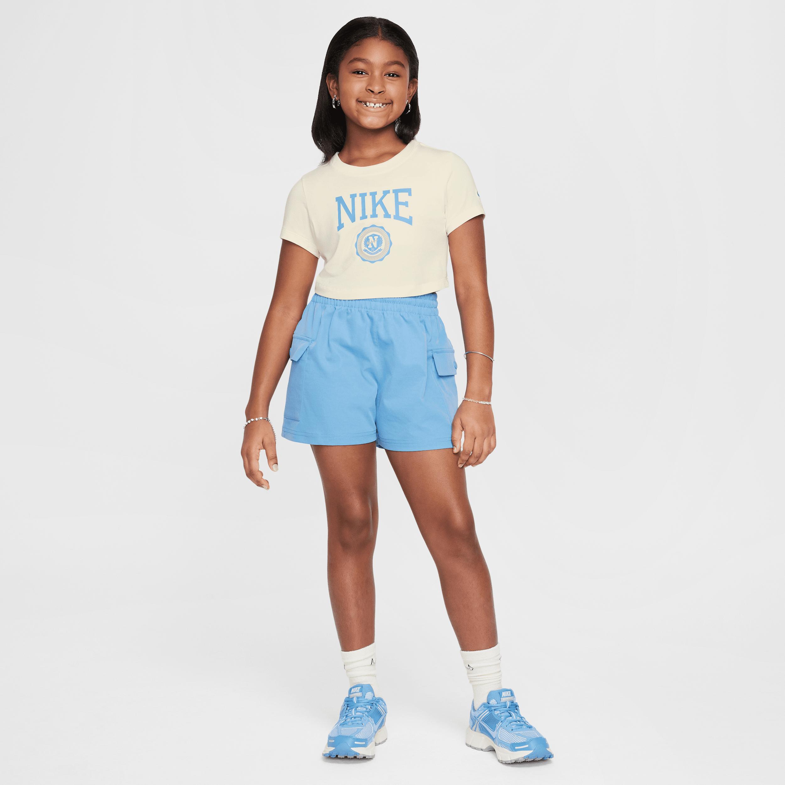 Unisex Nike Sportswear Girls' Woven Cargo Shorts Product Image