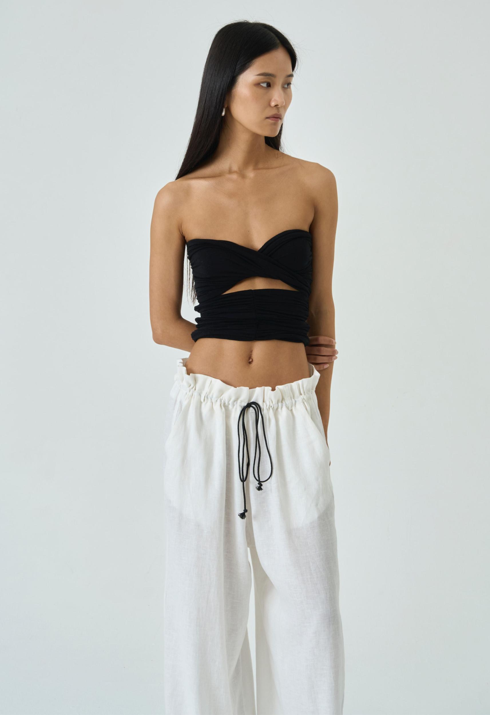 Julie Strapless Top in Black Product Image