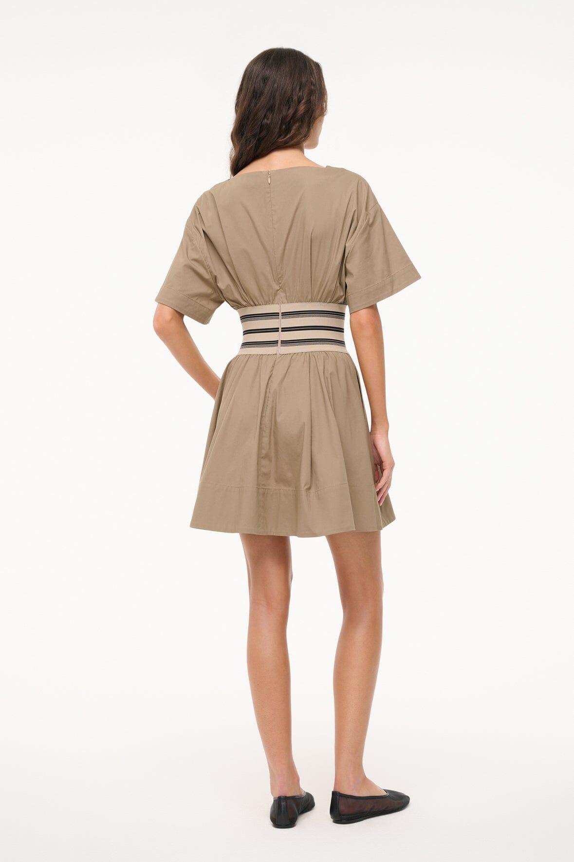 AMY MINI DRESS | TAUPE Product Image