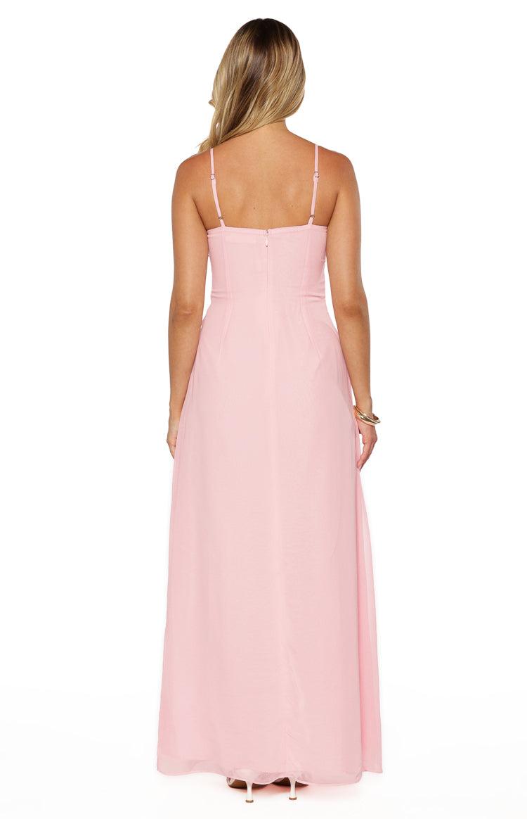 Flossie Pink Maxi Sleeveless Dress Baby Product Image