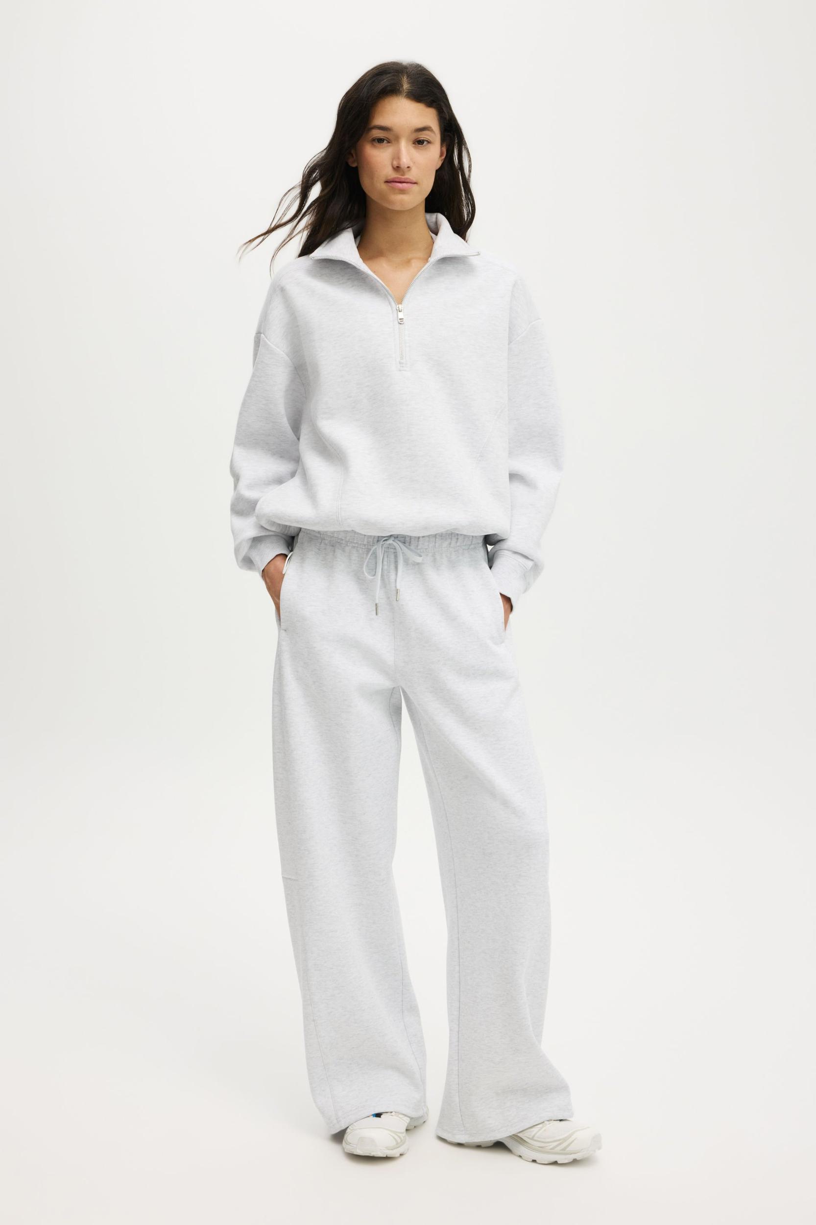 Plush Half Zip Sweatshirt Product Image