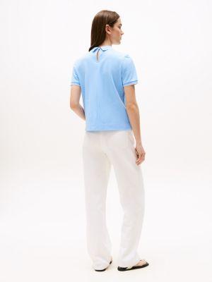 Regular Fit Stretch Crewneck Polo Product Image