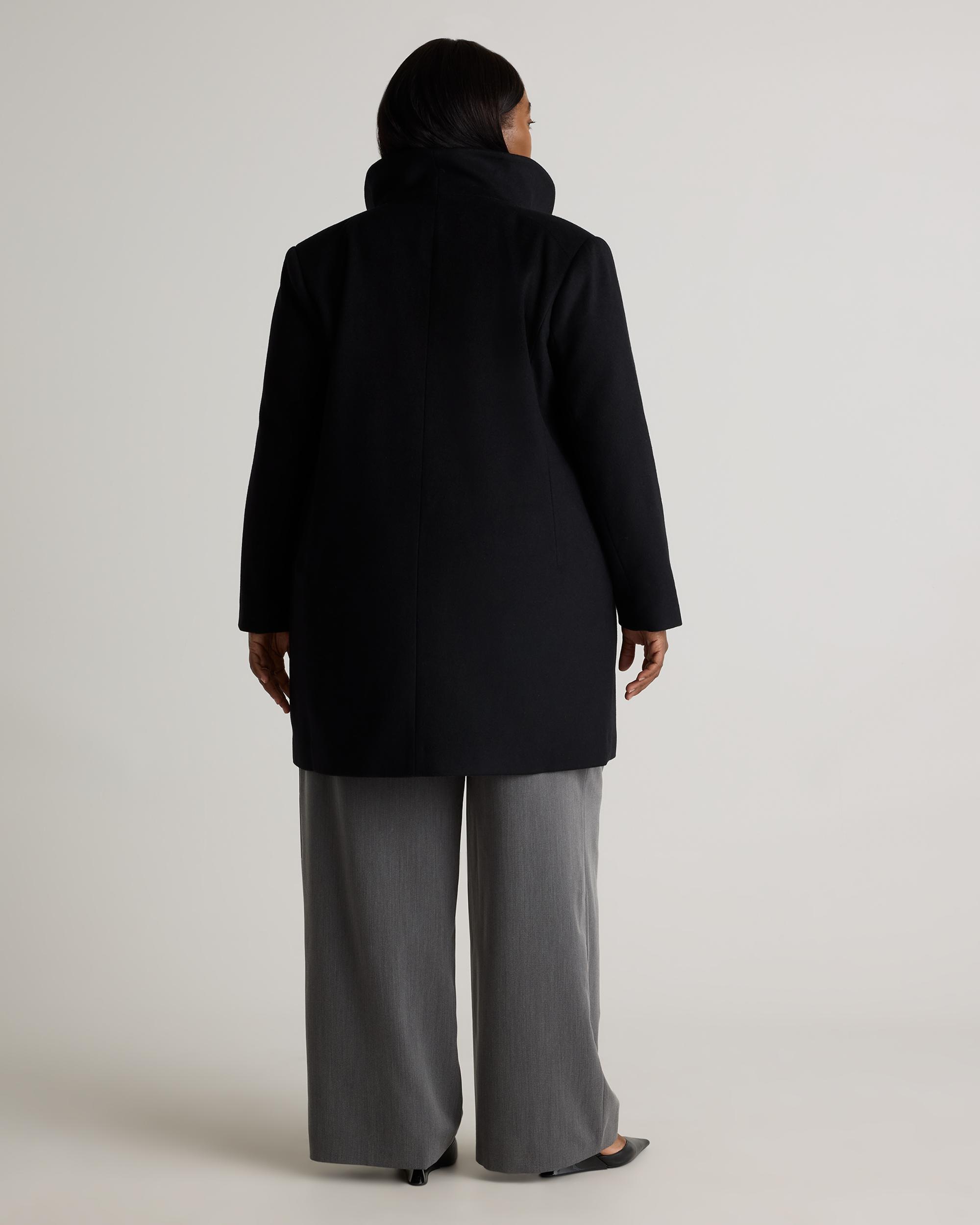 Quince | Women's Italian Wool Cocoon Coat Wool/Nylon Product Image