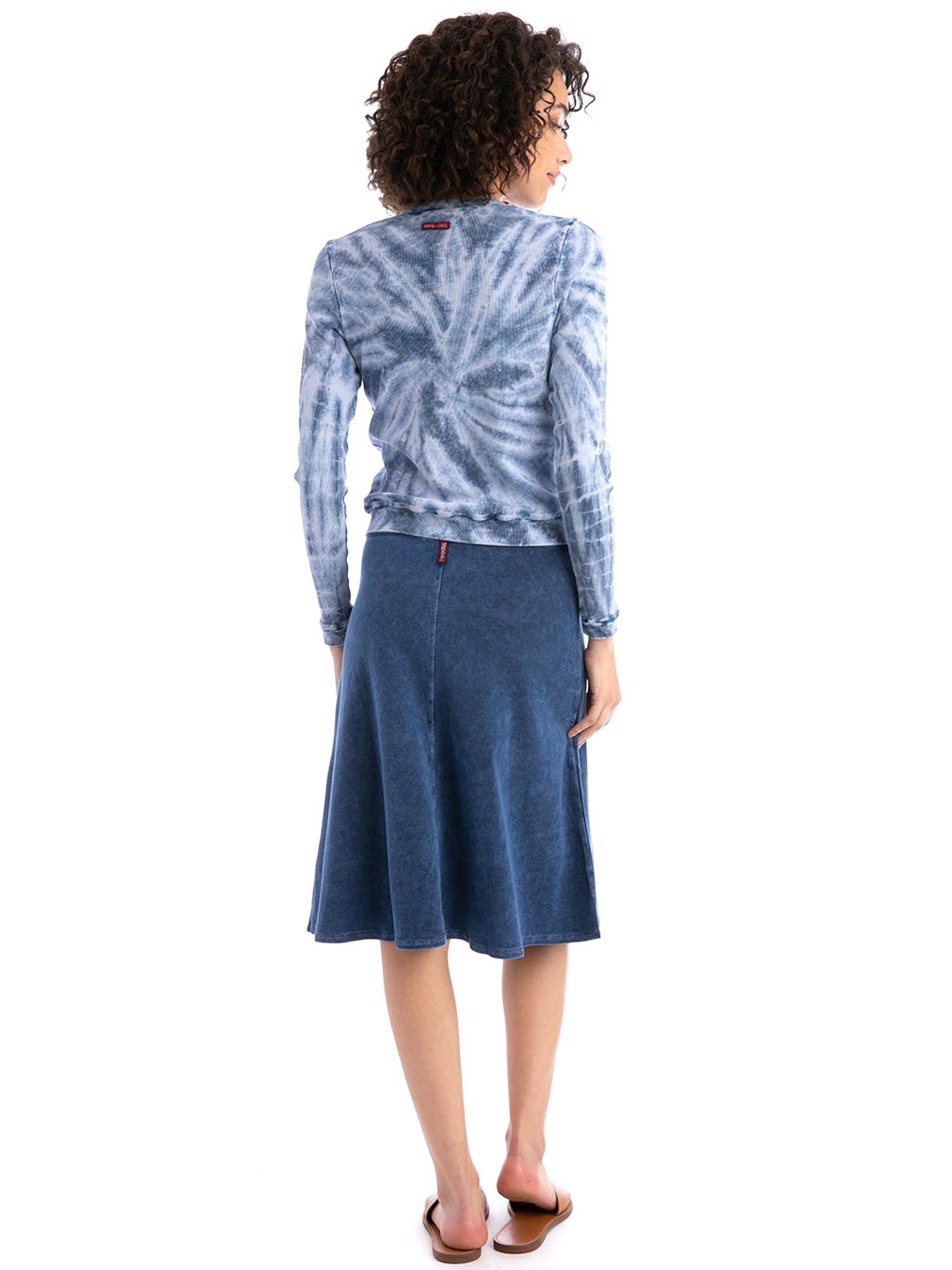 Hard Tail Flat Waist Knee Skirt B-145 Product Image