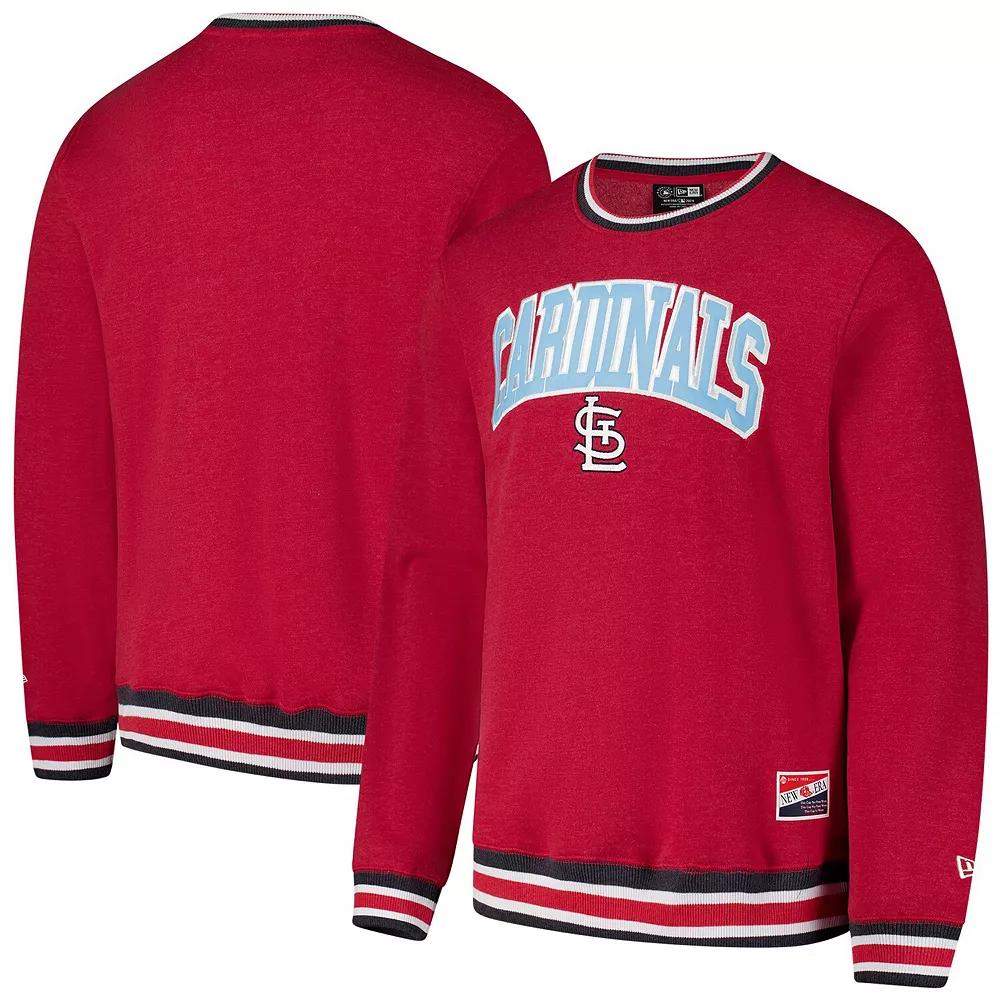 Men's New Era Red St. Louis Cardinals Father's Day Pullover Sweatshirt,  Product Image