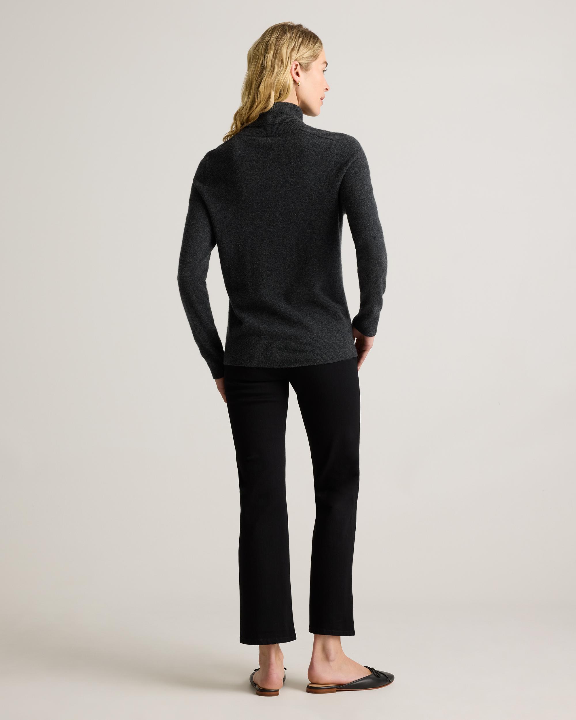 Quince | Women's Mongolian Cashmere Turtleneck Sweater Product Image
