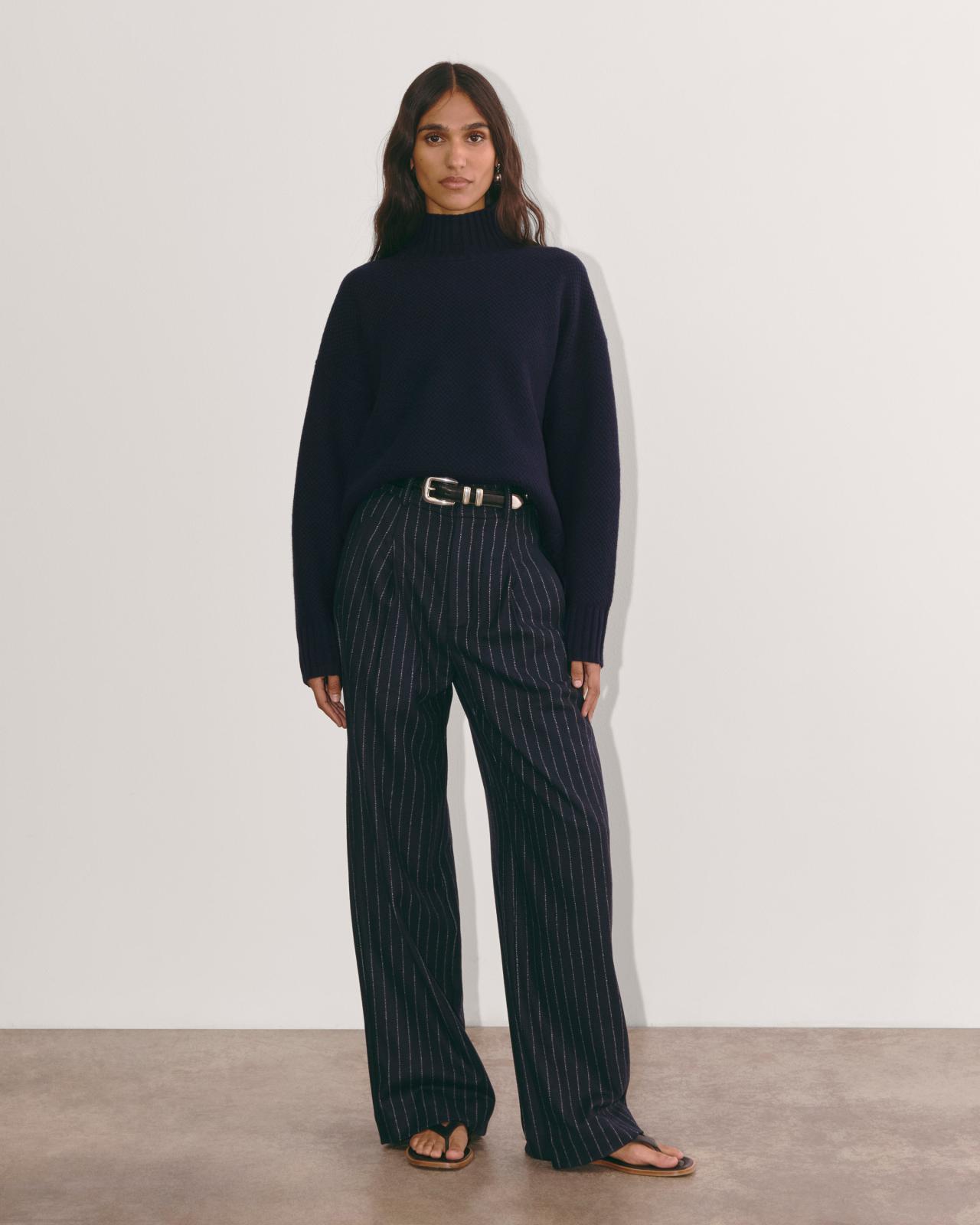 Womens Honeycomb Funnel Neck in Wool Cashmere Sweater by Everlane Product Image