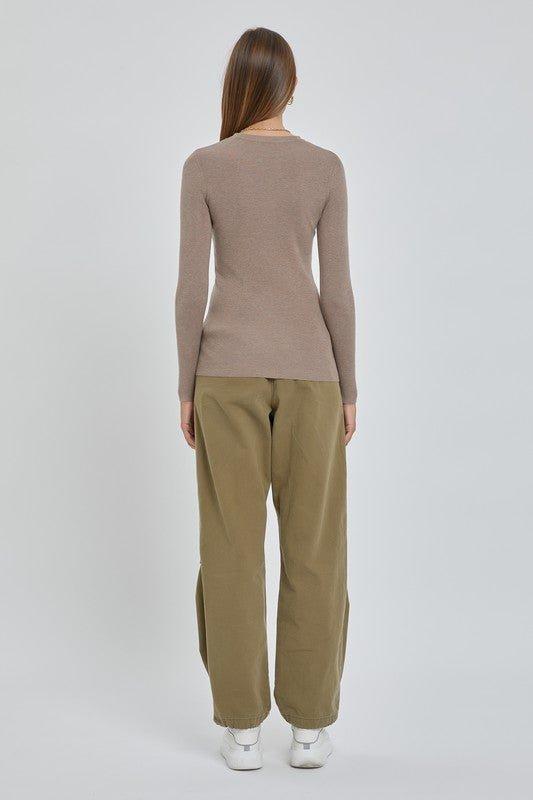 UB BASICS: MAKE YOUR CHOICE RIBBED TOP *FS Product Image