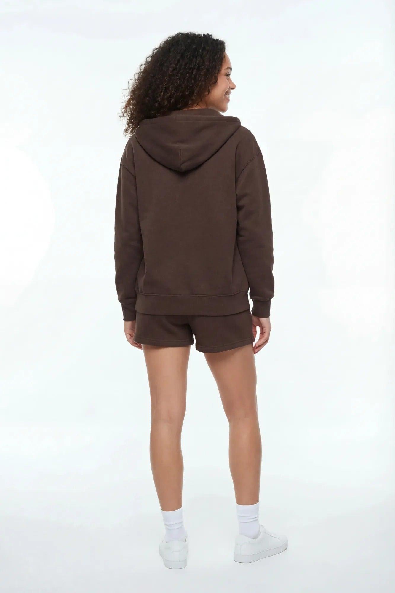 Fleece Zip-Up Hoodie Female Product Image