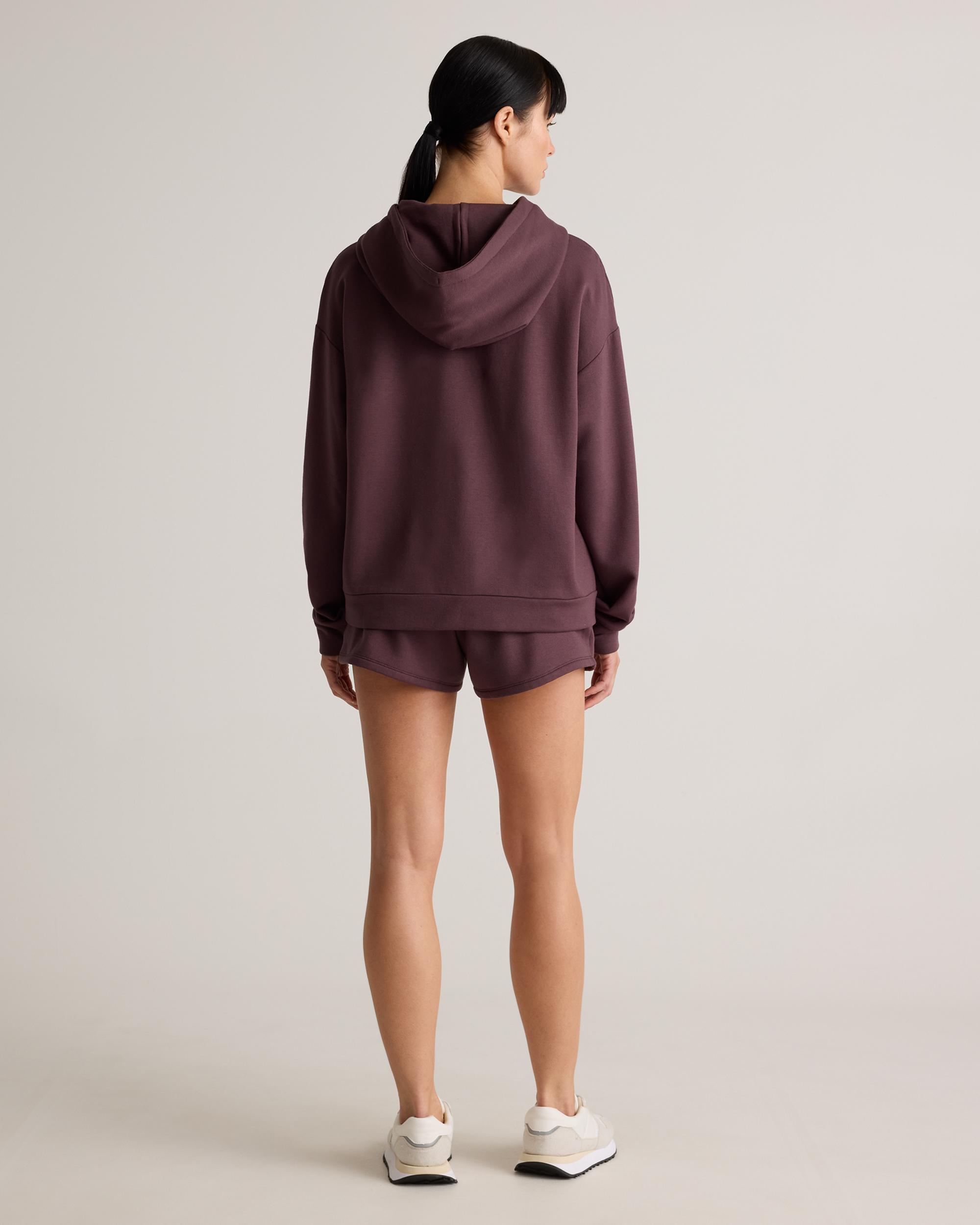 Quince | Women's SuperSoft Fleece Pullover Hoodie Lenzing Modal Product Image
