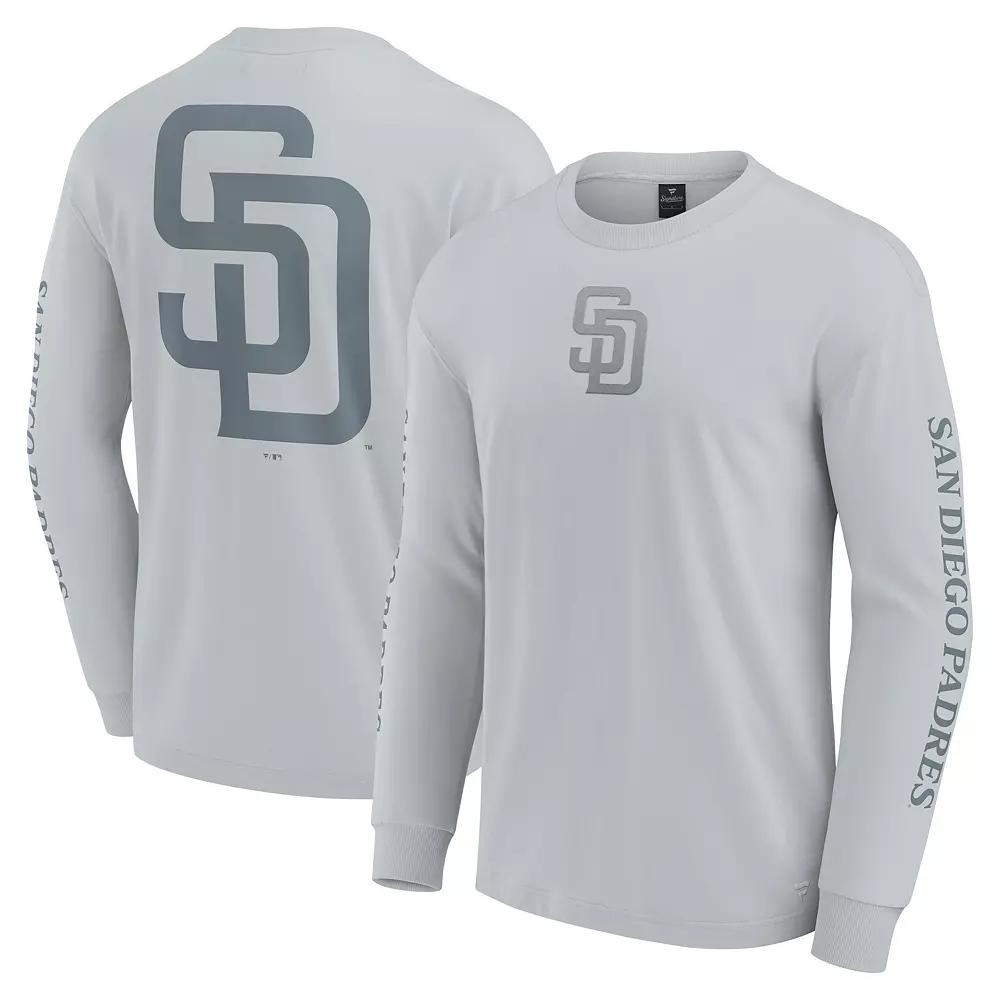 Men's Fanatics Gray San Diego Padres Elements Strive Long Sleeve T-Shirt,  Product Image