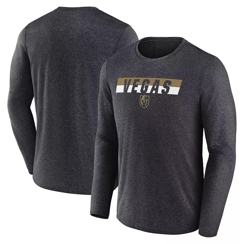 Men's Fanatics Heather Royal St. Louis Blues Transition Long Sleeve T-Shirt,  Product Image