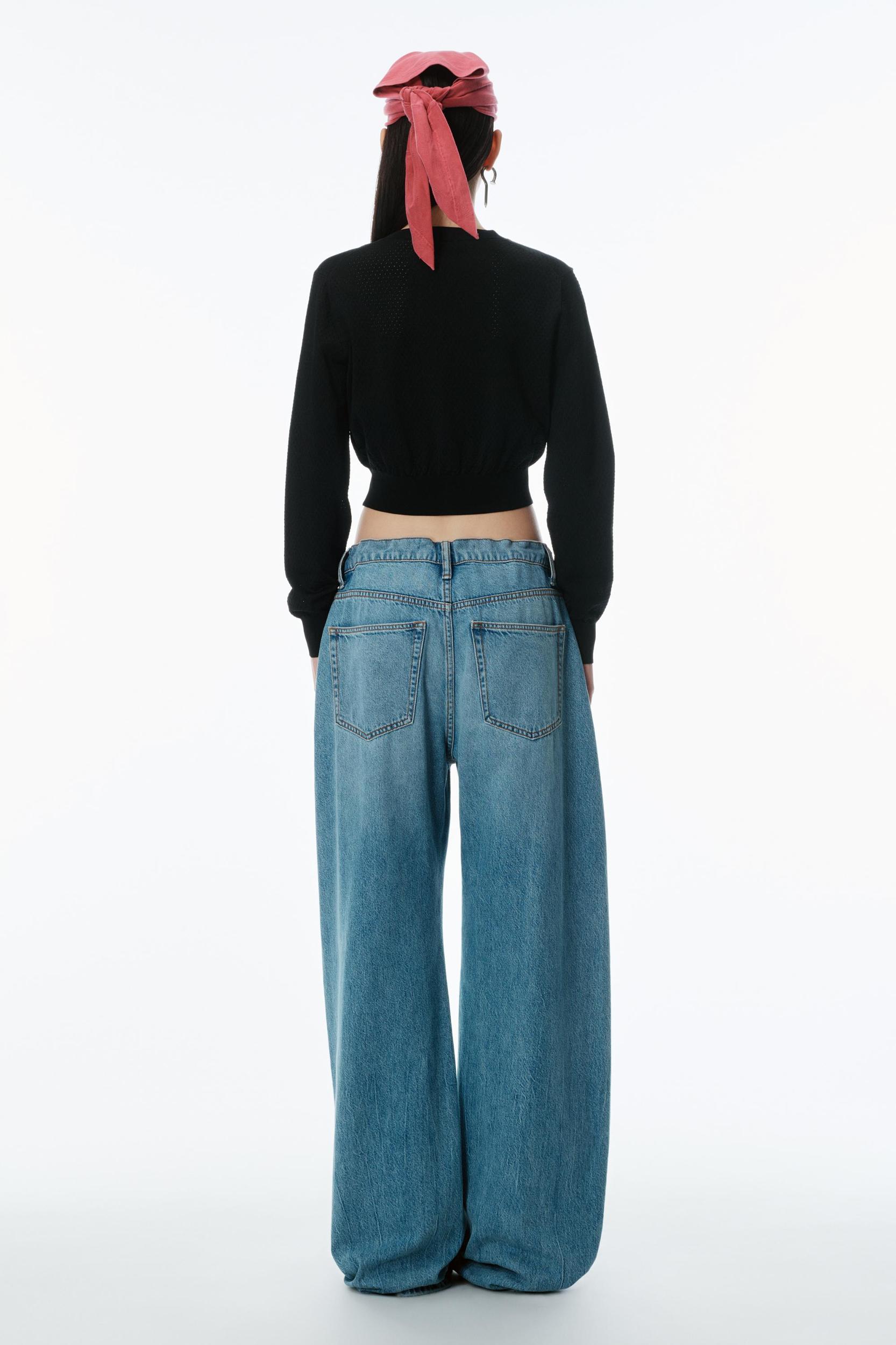 Cropped Athletic Mesh Cardigan Product Image