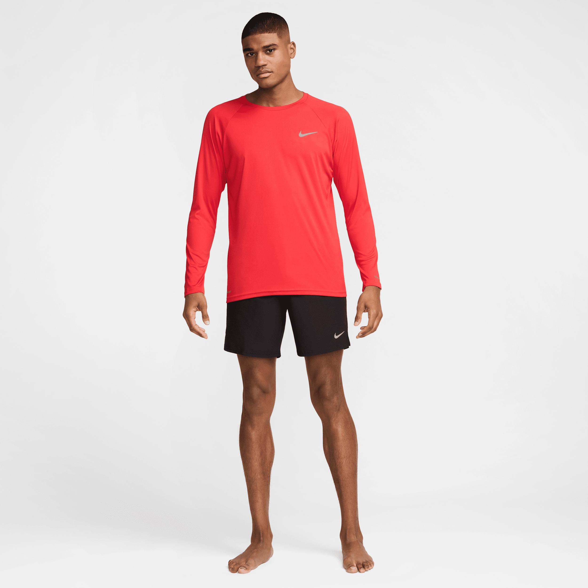 Nike Men's Essential Long-Sleeve Hydroguard Swim Shirt Product Image