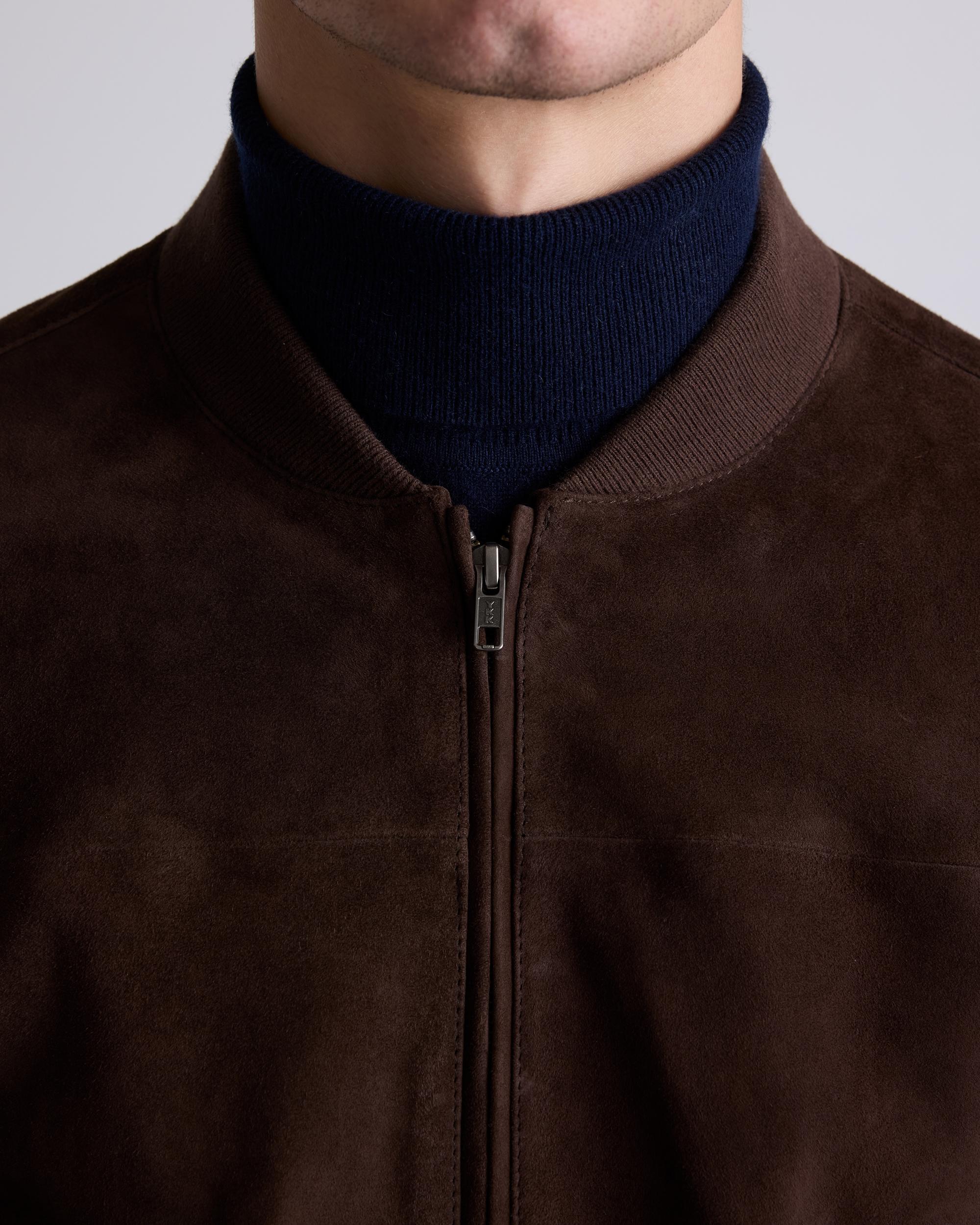 Quince | Men's 100% Suede Bomber Jacket Suede Leather Product Image