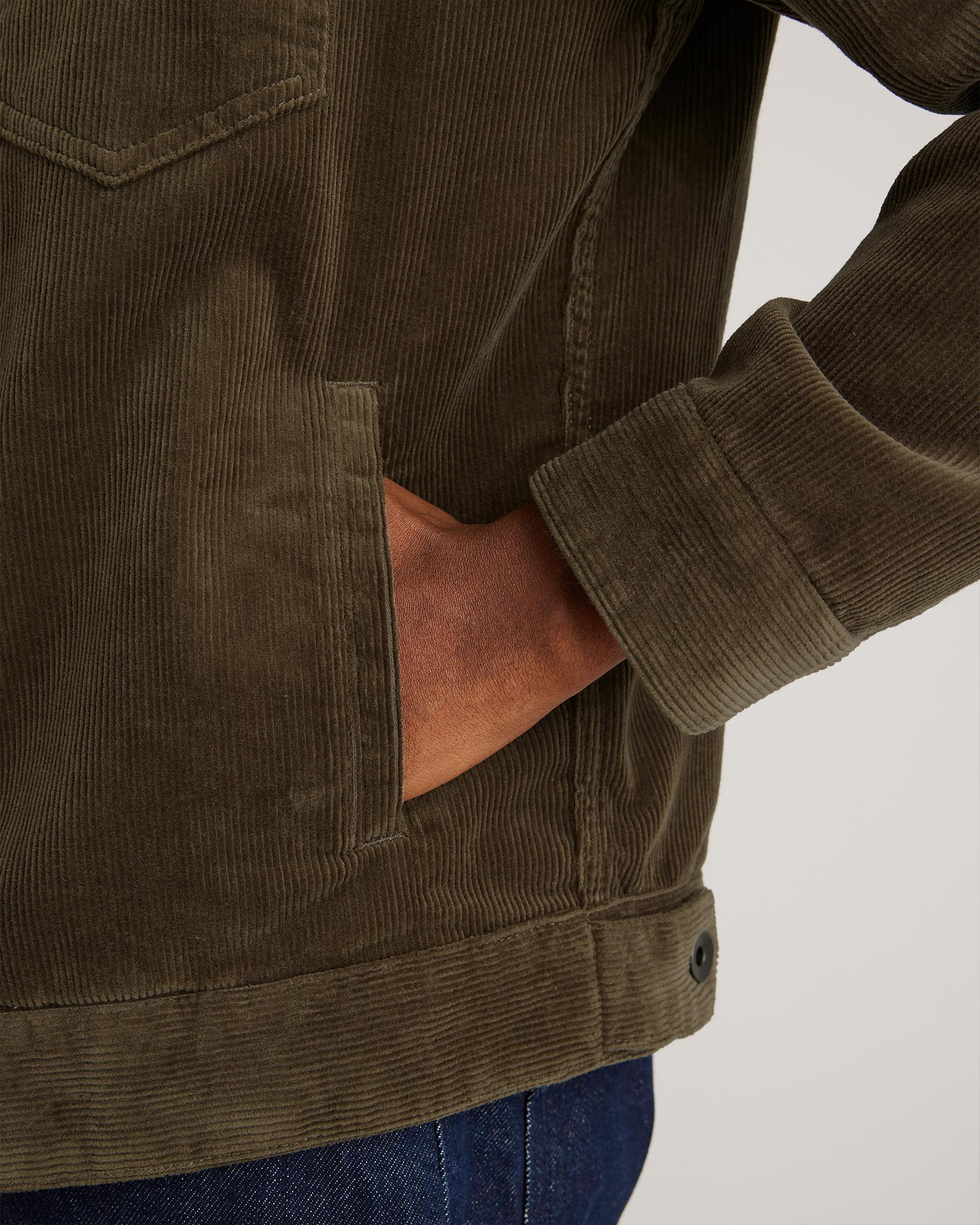 Quince | Men's Organic Stretch Corduroy Trucker Jacket Size XL, Organic Cotton Product Image