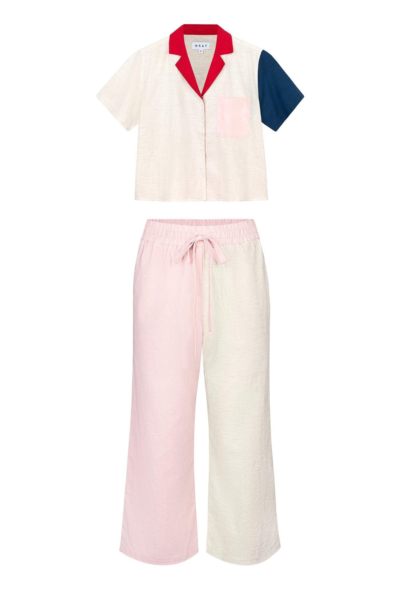 Lounge Pants - Blush Block Product Image