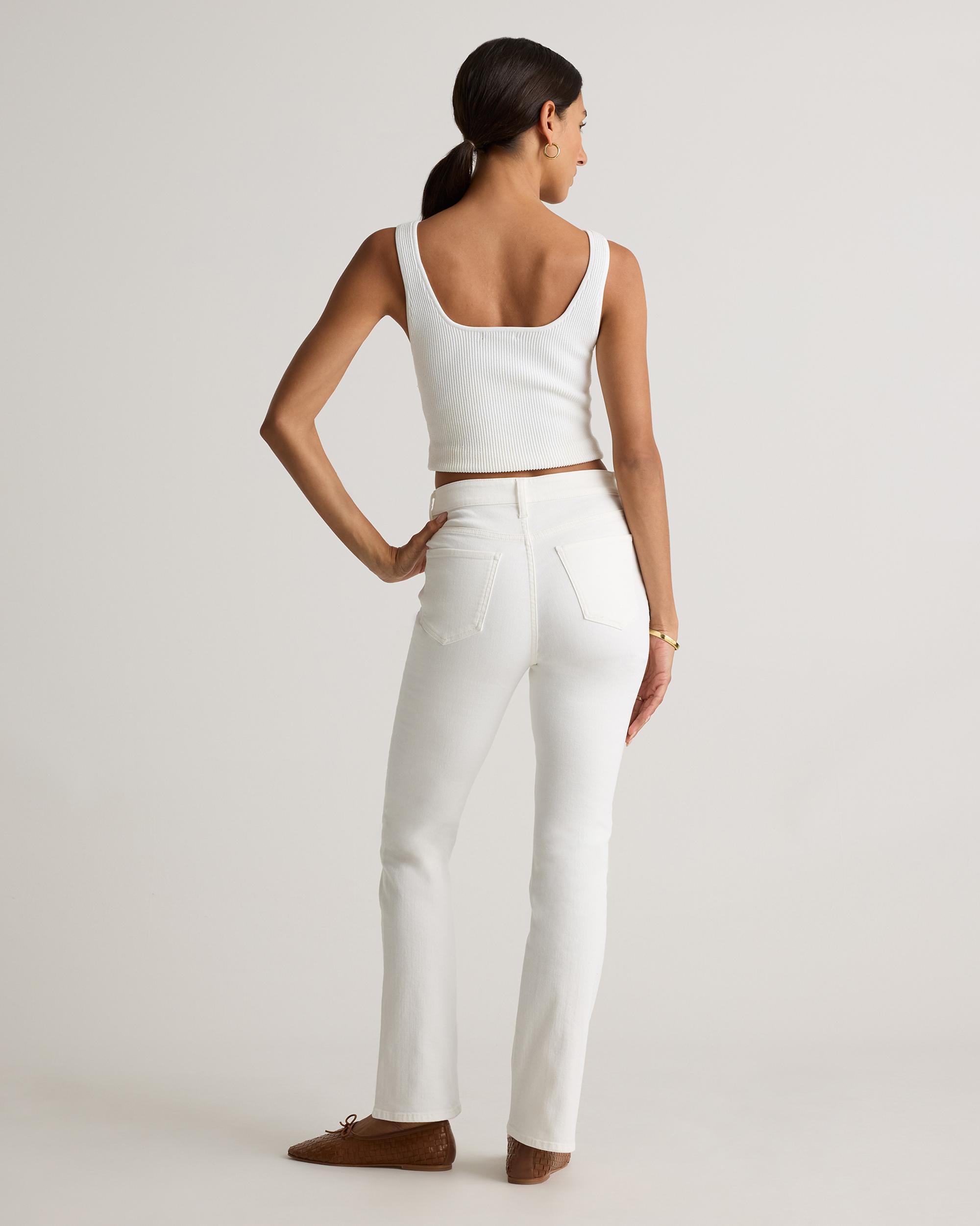 Quince | Women's Bella Stretch Kick Flare Jeans Organic Cotton Product Image