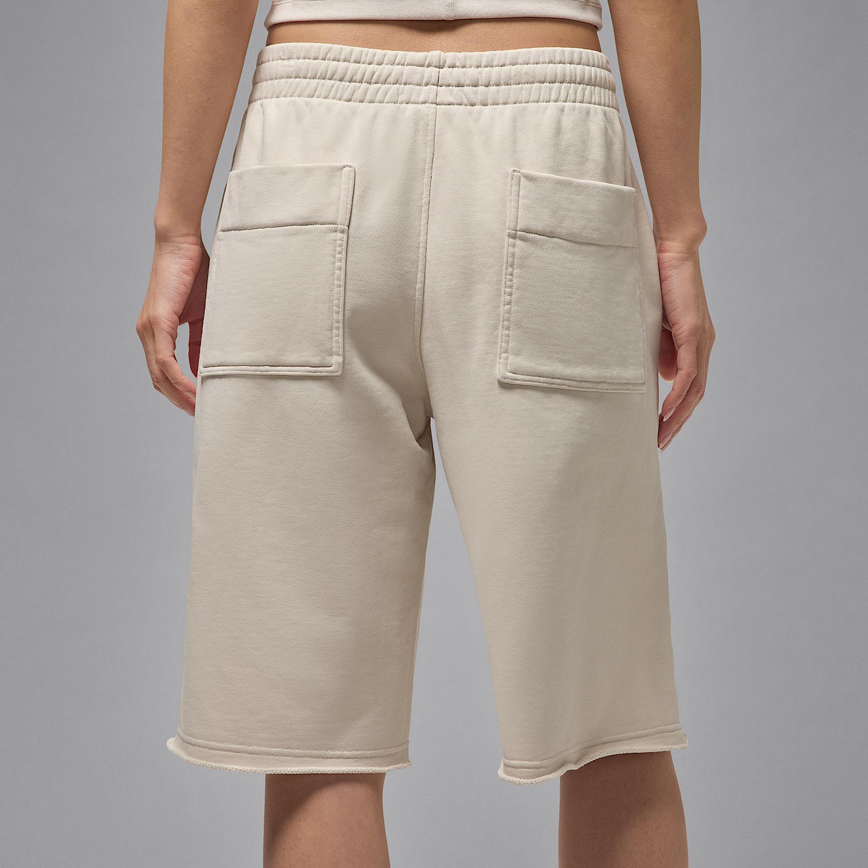 Womens Jordan Flight Fleece French Terry Big Shorts | IB9858-010 Product Image