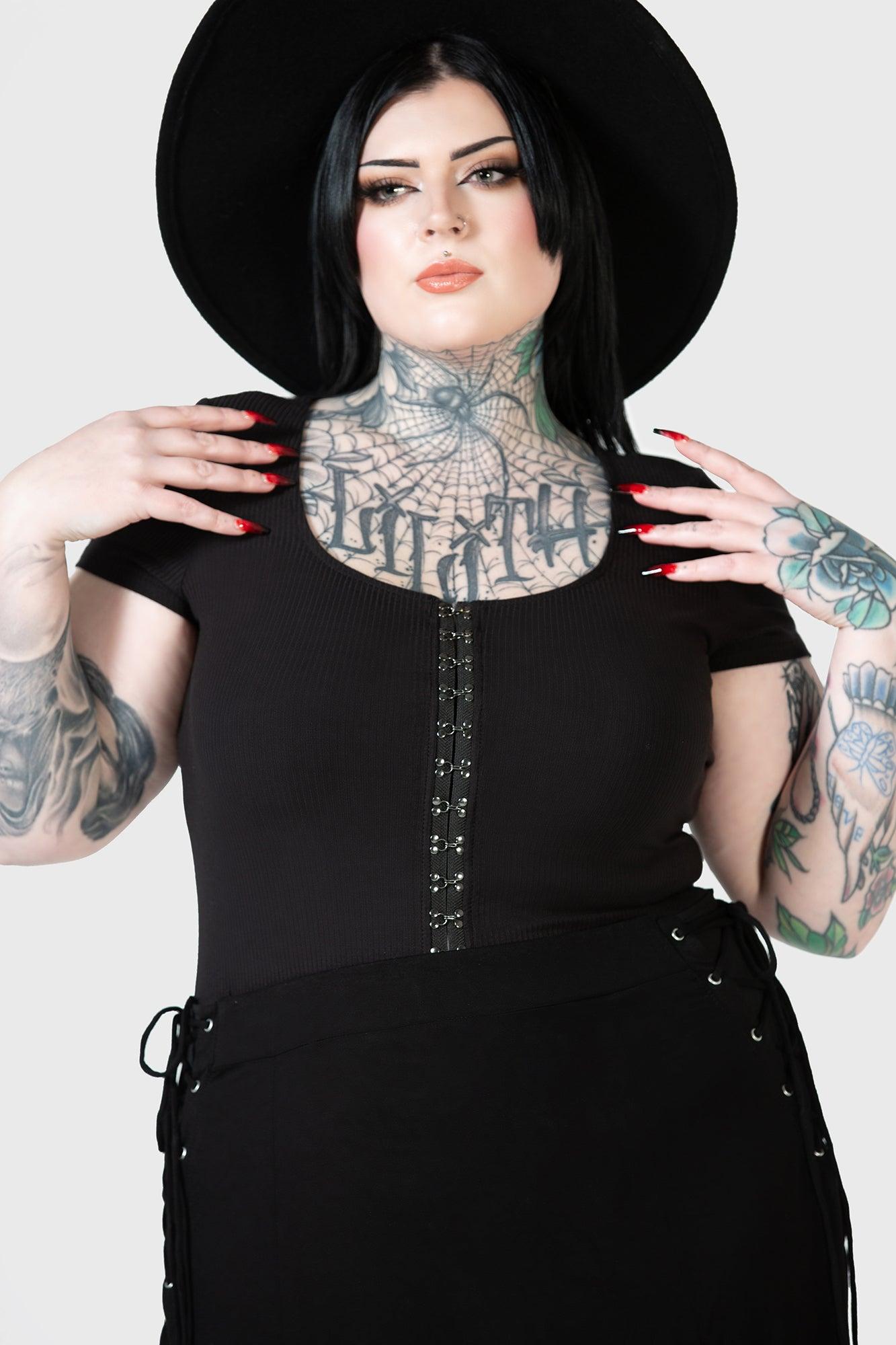 Eye C U Cap-Sleeve Top Female Product Image